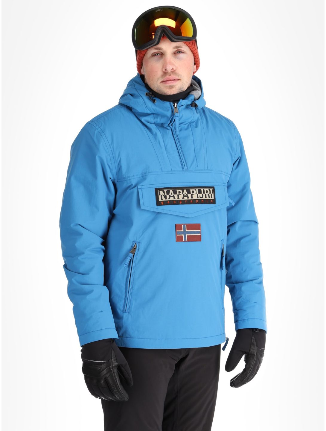 Napapijri, Rainforest Pocket 2 winter anorak men Blue Sapphire blue 