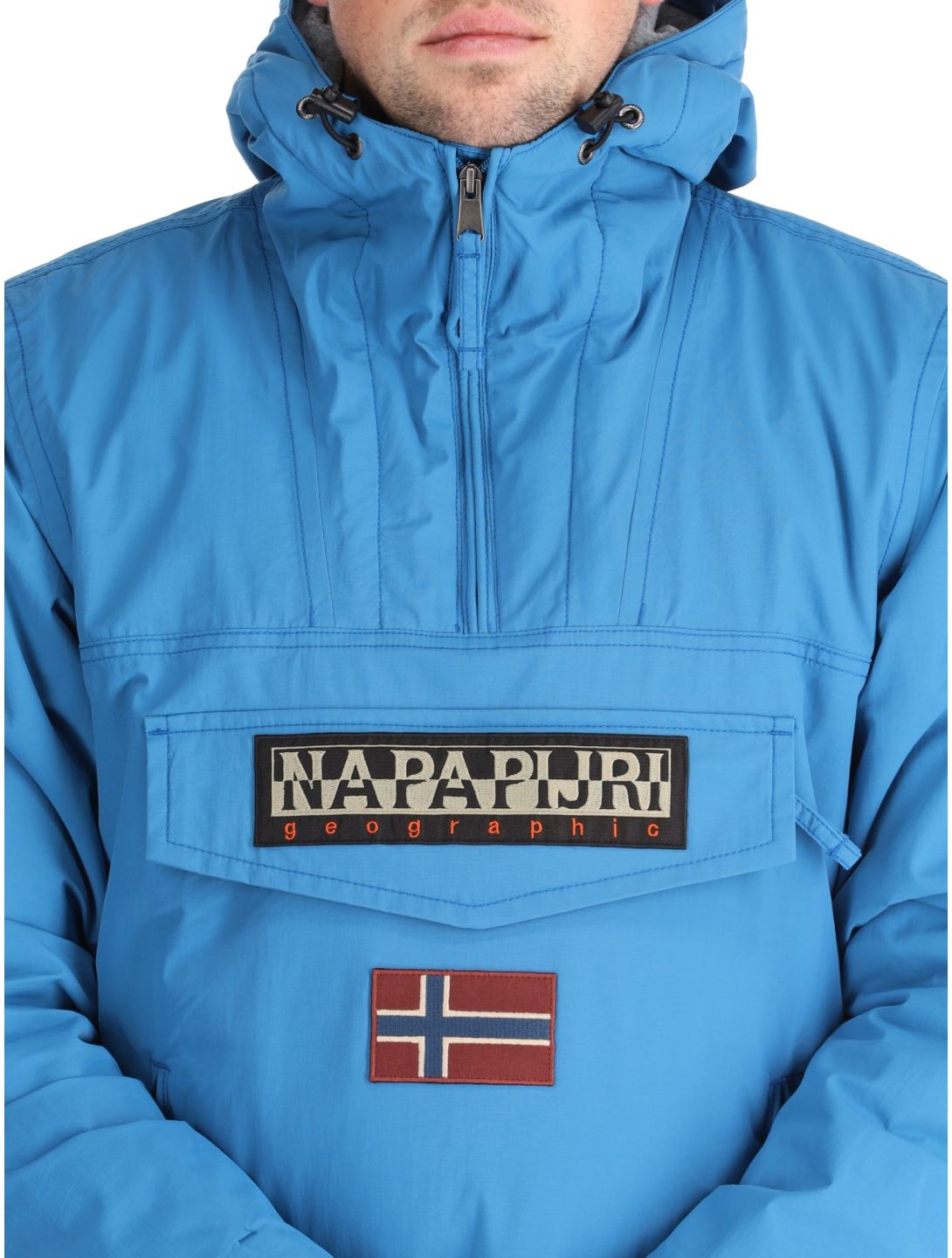 Napapijri, Rainforest Pocket 2 winter anorak men Blue Sapphire blue 