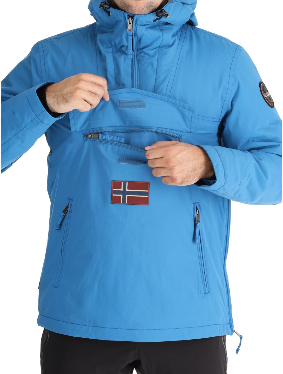 Napapijri, Rainforest Pocket 2 winter anorak men Blue Sapphire blue 