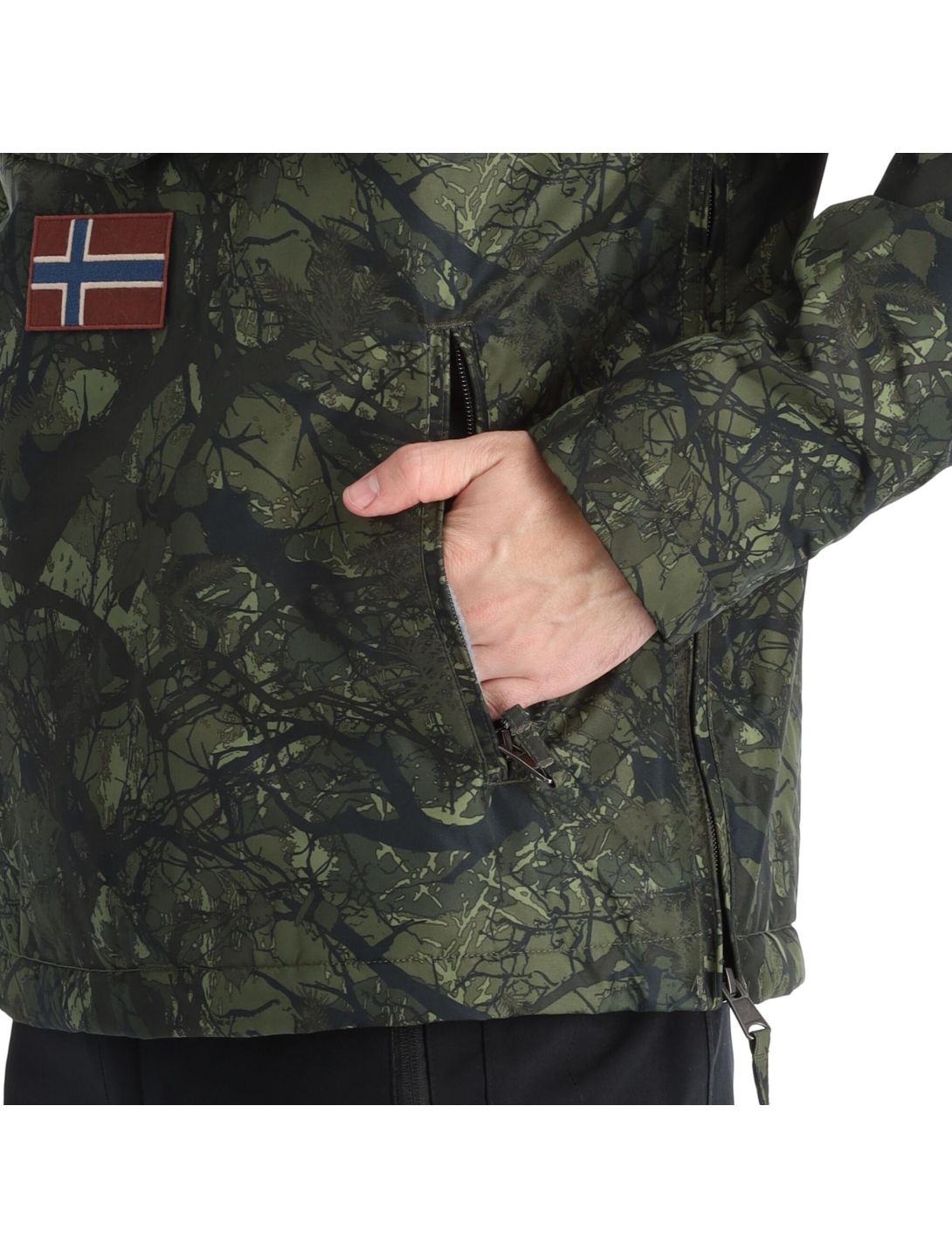 Napapijri, Rainforest Pocket Prt 2 (2022/2023) winter anorak men camo green 