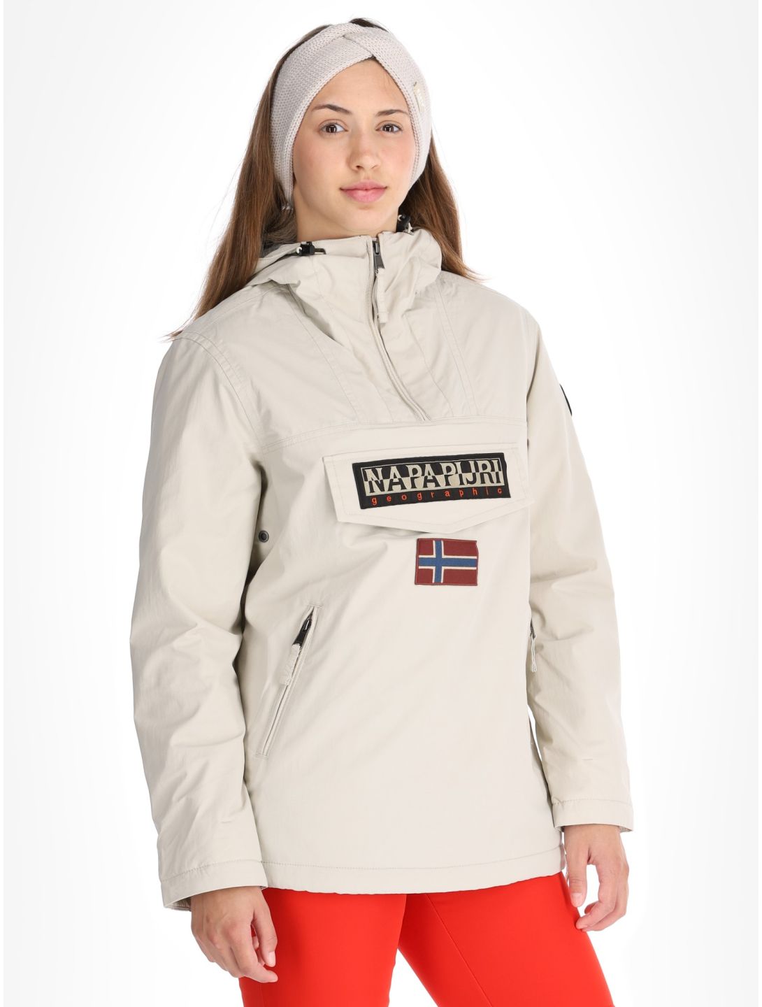 Napapijri, Rainforest W Pkt 4 winter anorak women Beige Silver beige 