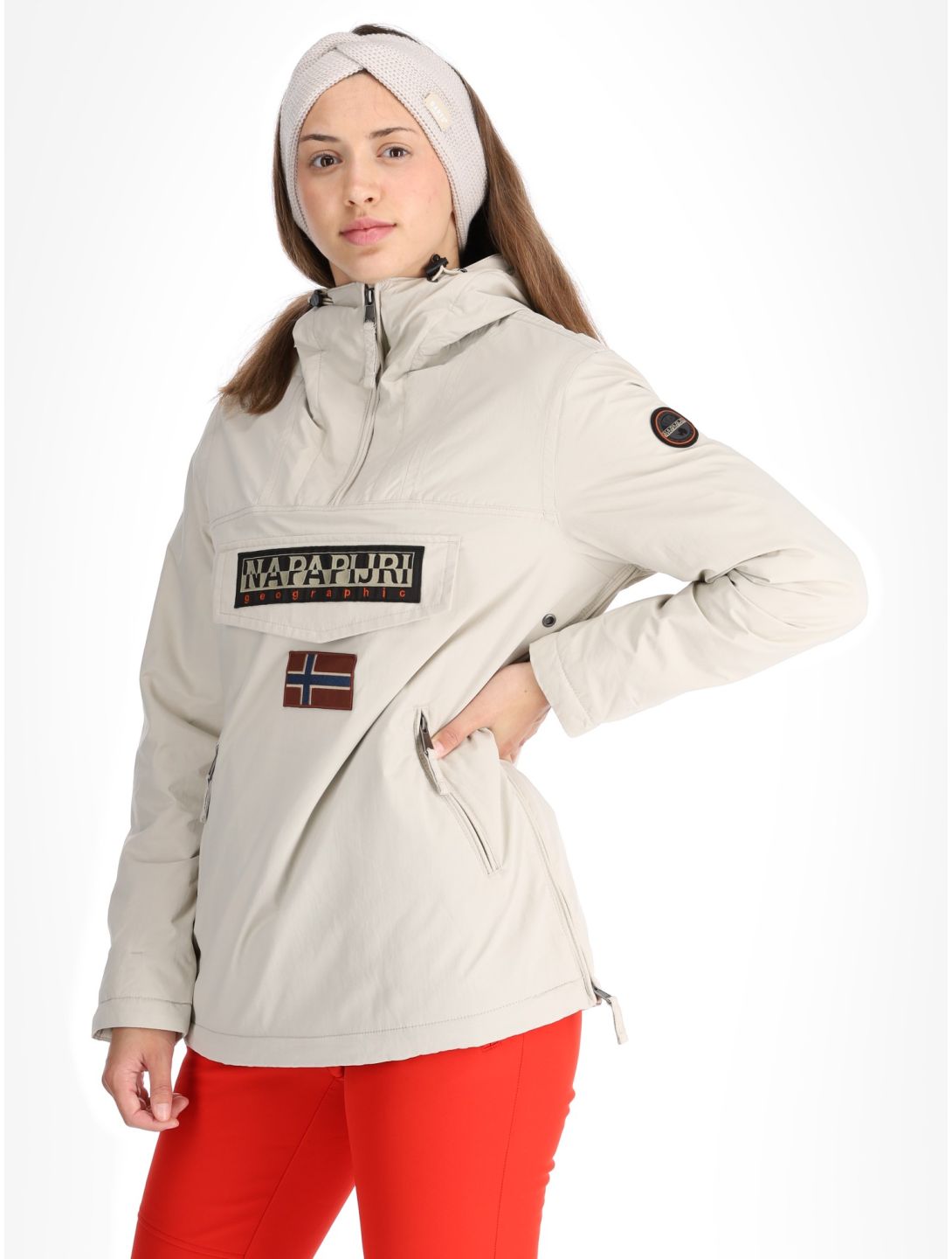 Napapijri, Rainforest W Pkt 4 winter anorak women Beige Silver beige 