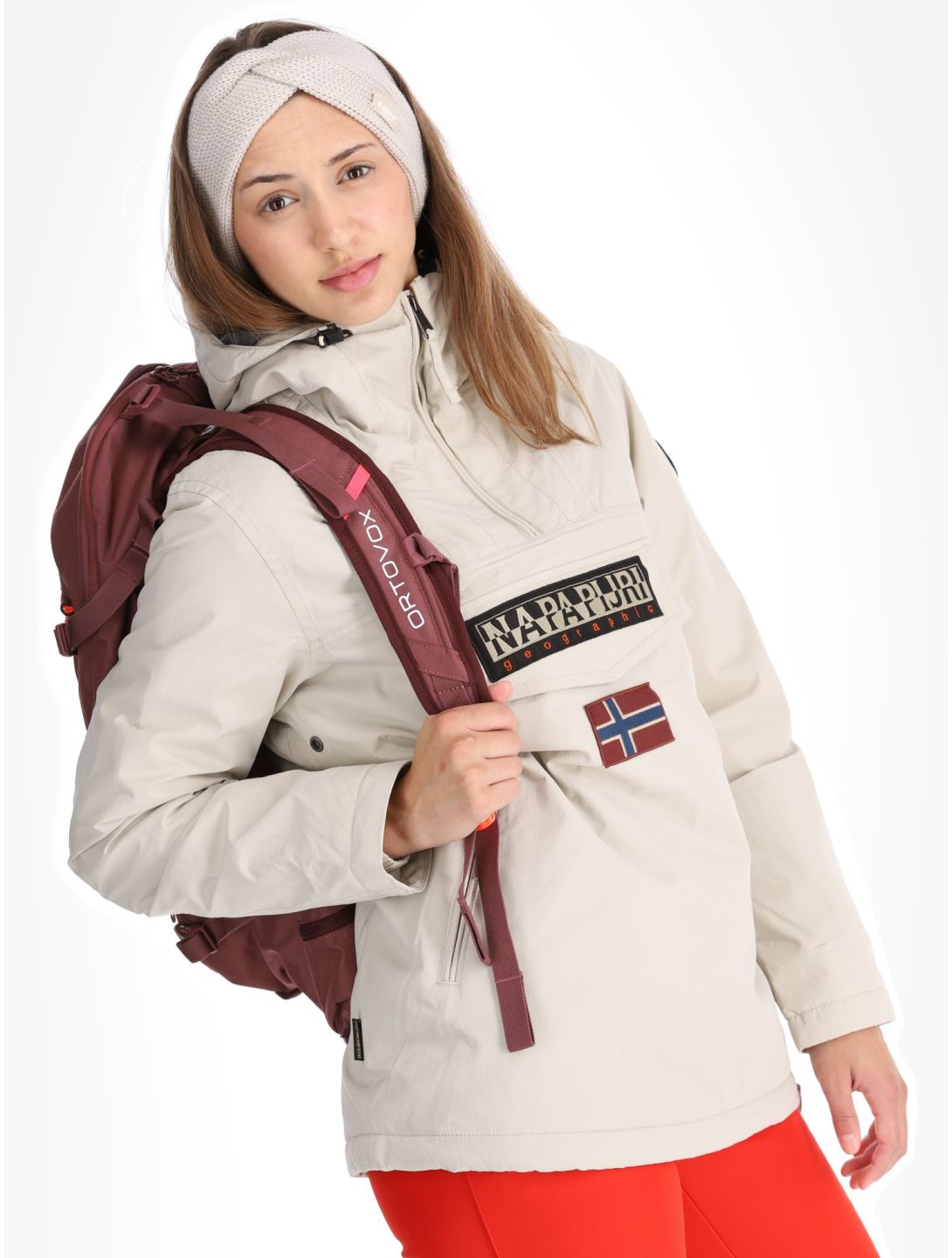 Napapijri, Rainforest W Pkt 4 winter anorak women Beige Silver beige 