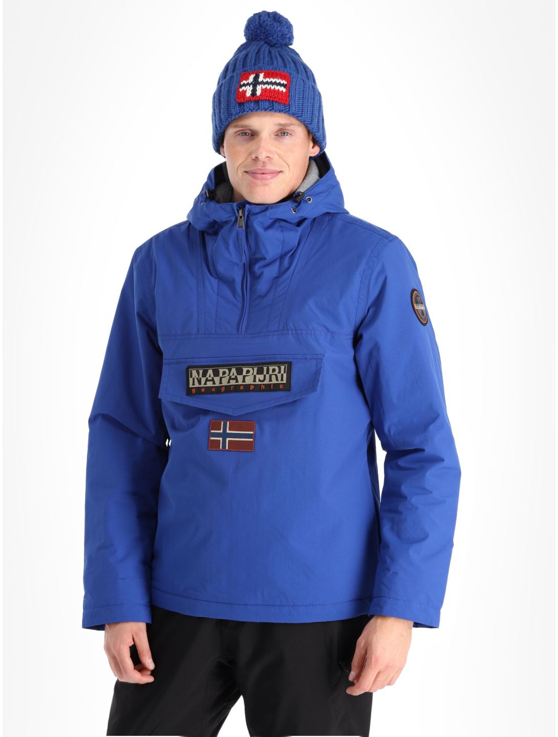 Napapijri, Rainforest Winter 3 winter anorak men Blu Mazarin B5A blue 