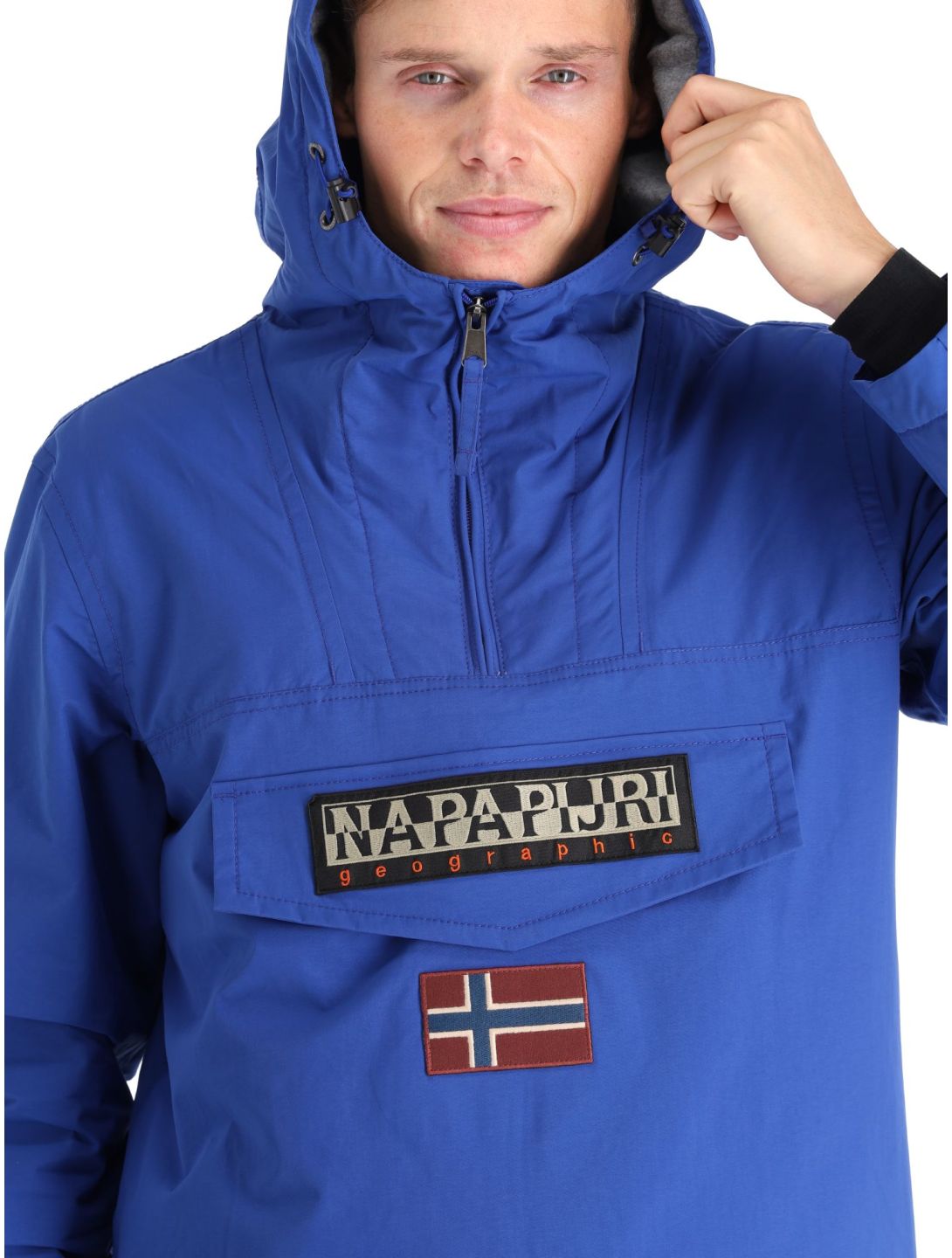 Napapijri, Rainforest Winter 3 winter anorak men Blu Mazarin B5A blue 