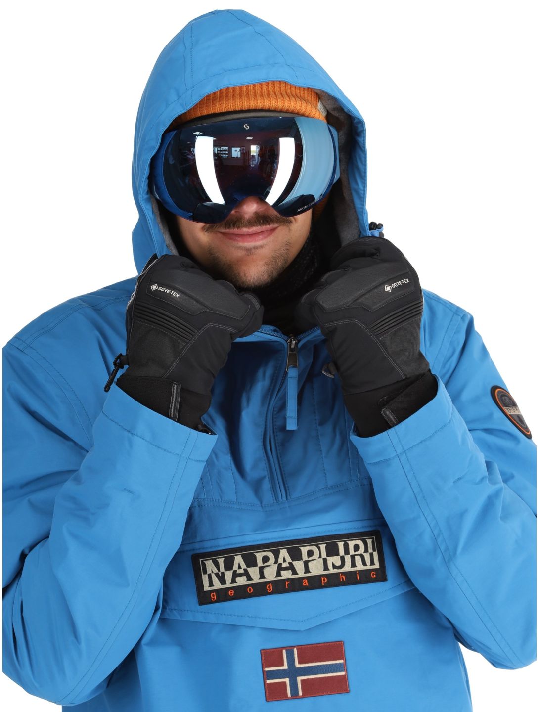 Napapijri, Rainforest Winter 3 winter anorak men Blue Sapphire blue 