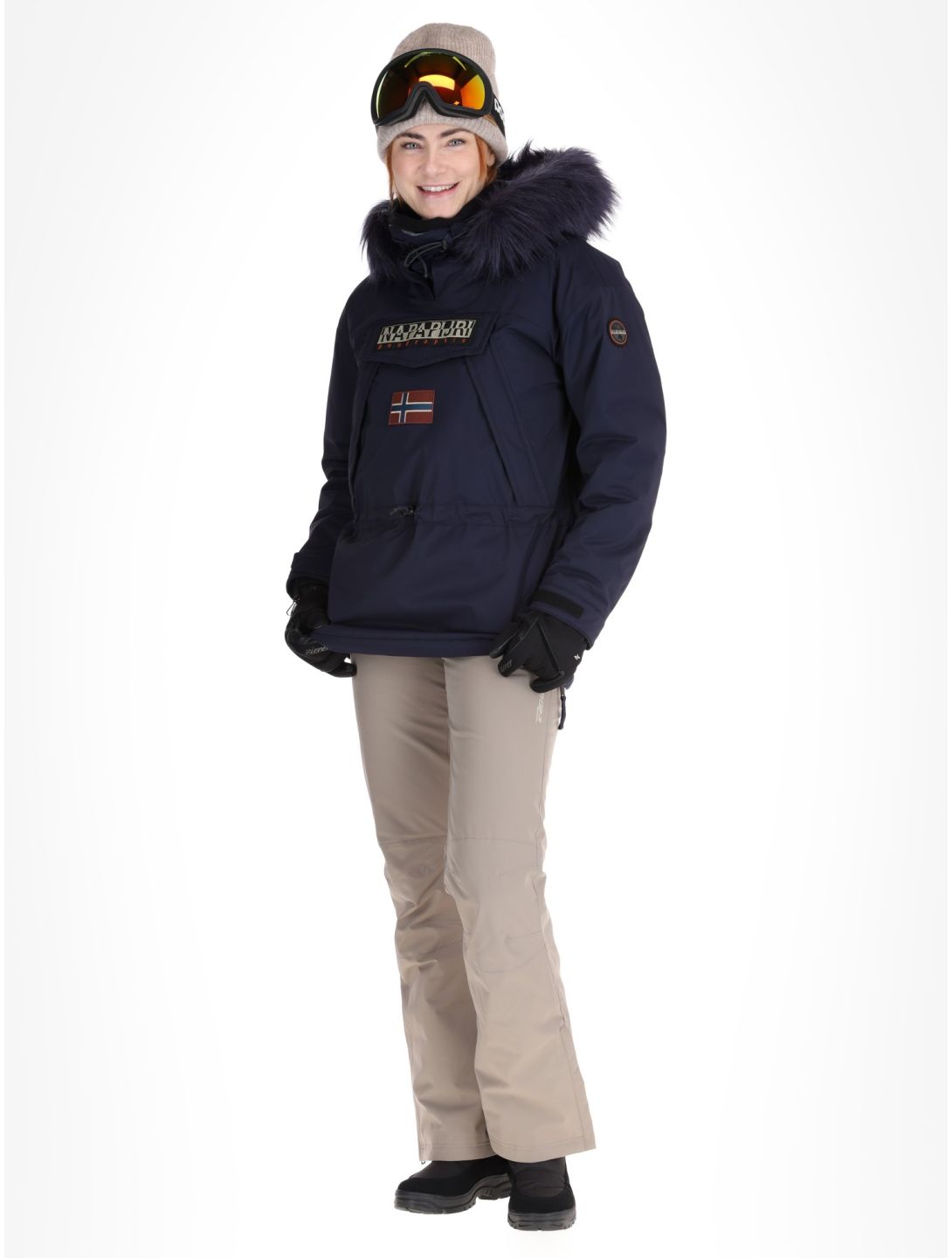 Napapijri, Skidoo W 2.0 winter anorak women Blue Marine blue 