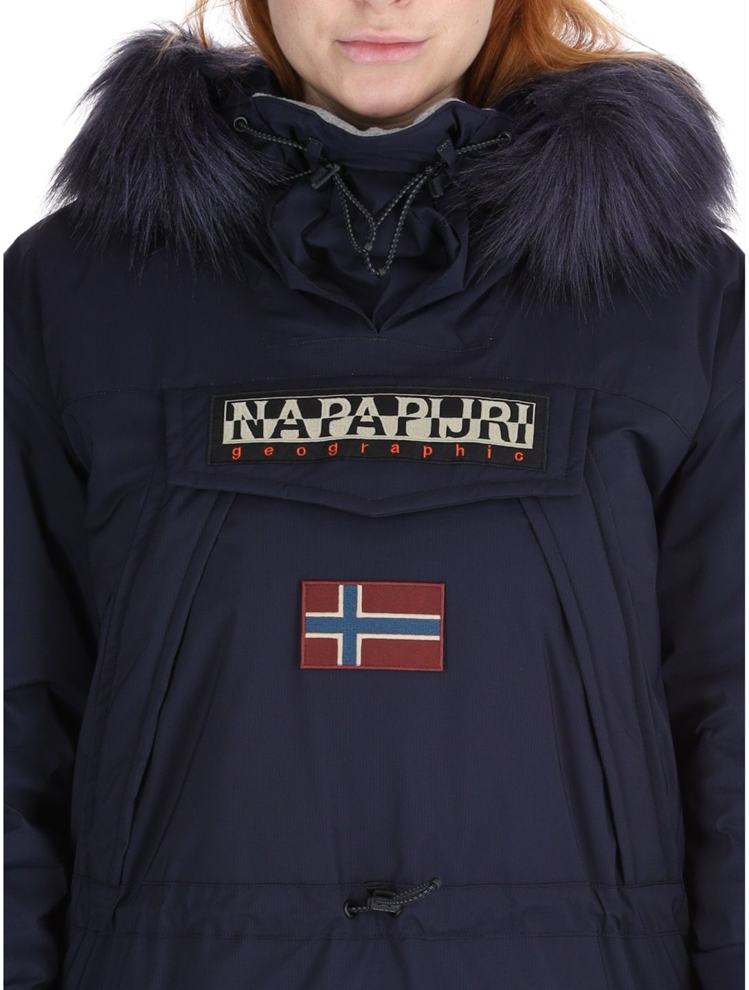 Napapijri, Skidoo W 2.0 winter anorak women Blue Marine blue 