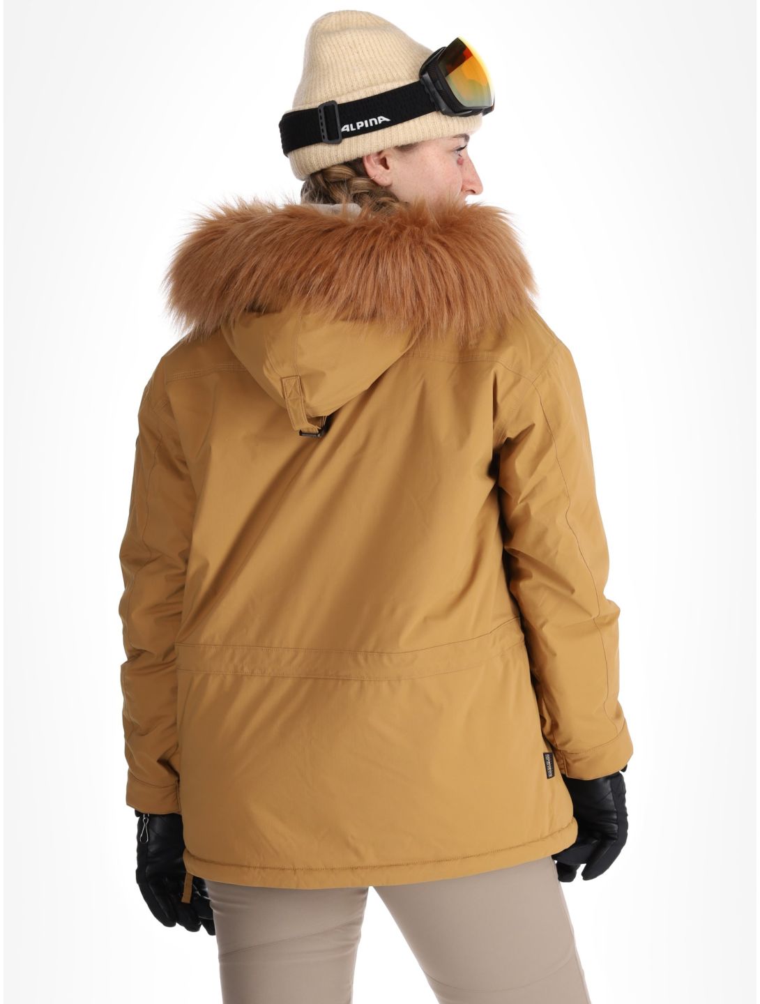 Napapijri, Skidoo W 2.0 winter anorak women Brown Tobacco brown 