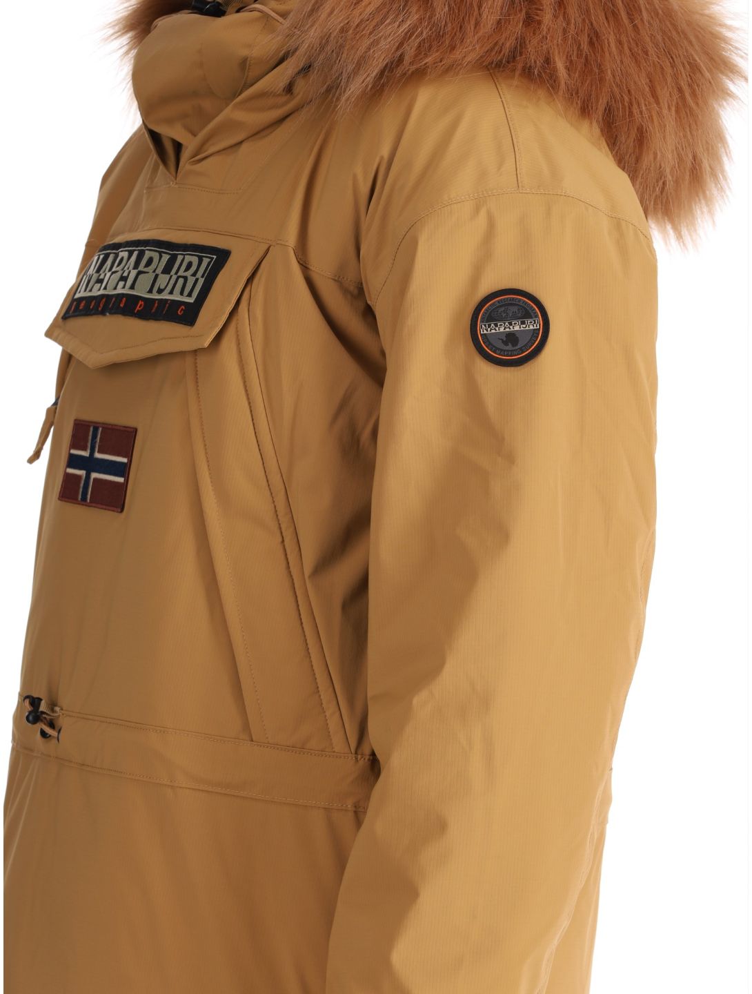 Napapijri, Skidoo W 2.0 winter anorak women Brown Tobacco brown 