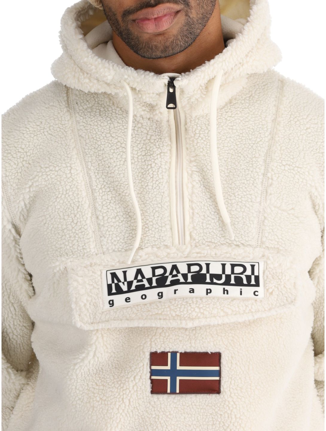 Napapijri, T-Burgee Curly sweater men Beige Dimity beige 