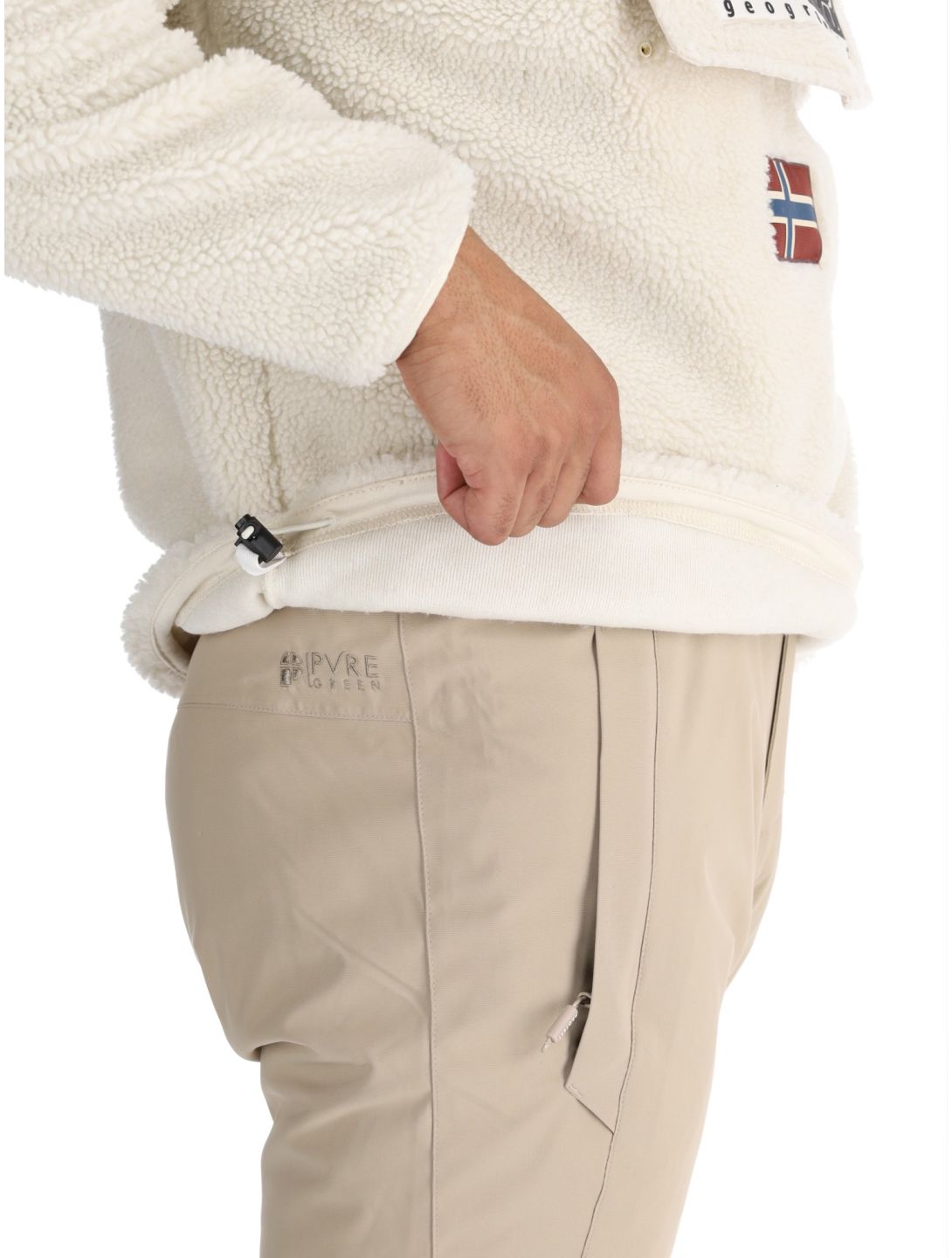 Napapijri, T-Burgee Curly sweater men Beige Dimity beige 