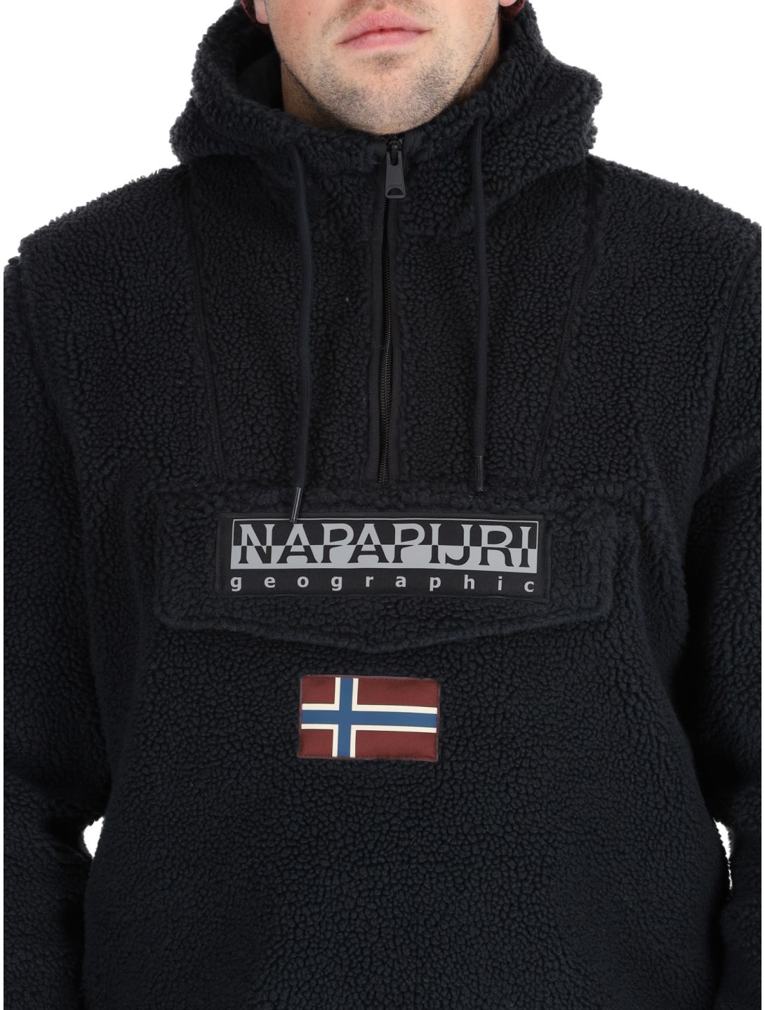 Napapijri, T-Burgee Curly sweater men Black black 