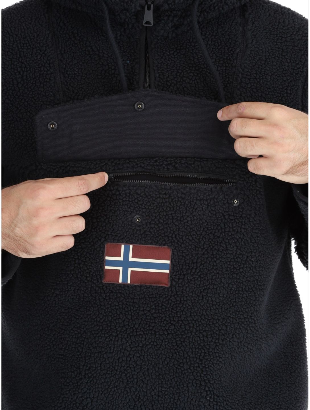 Napapijri, T-Burgee Curly sweater men Black black 