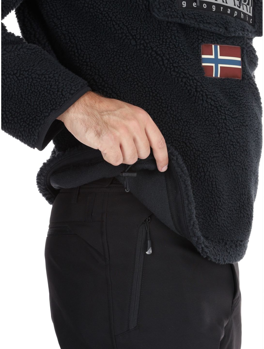 Napapijri, T-Burgee Curly sweater men Black black 