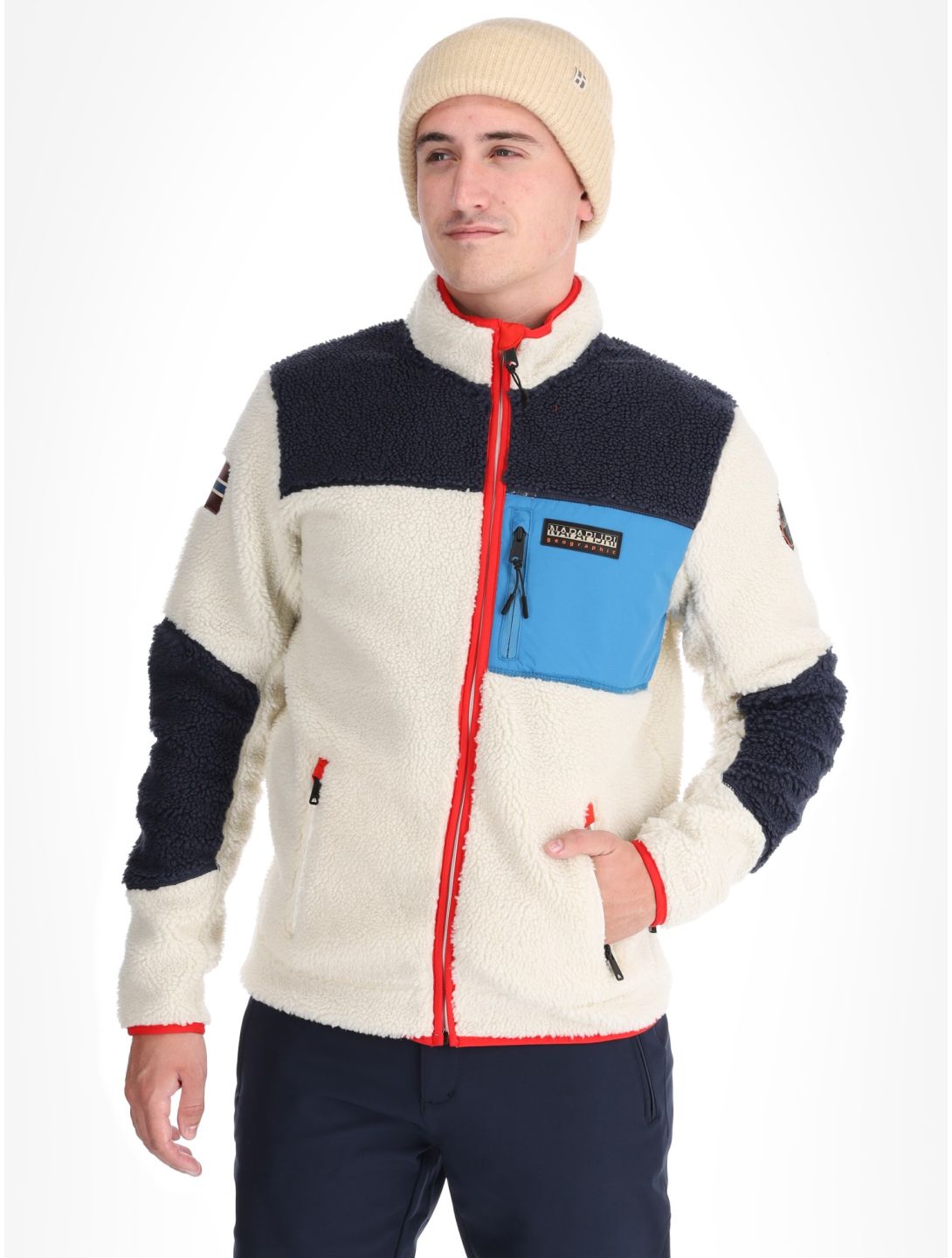 Napapijri, Yupik FZ 3 jacket men Beige Dimity beige 