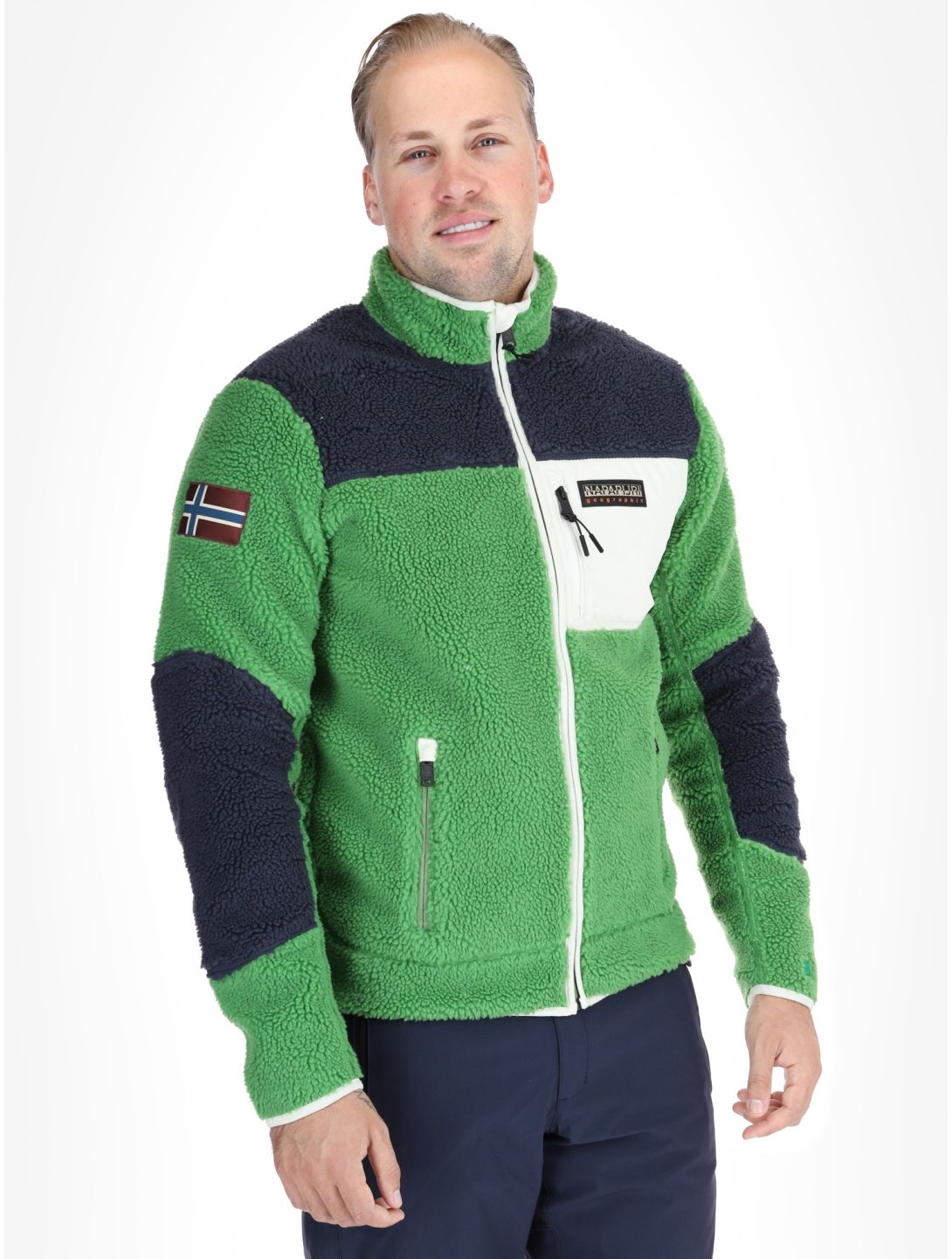 Napapijri, Yupik FZ 3 jacket men Kelly Green green 