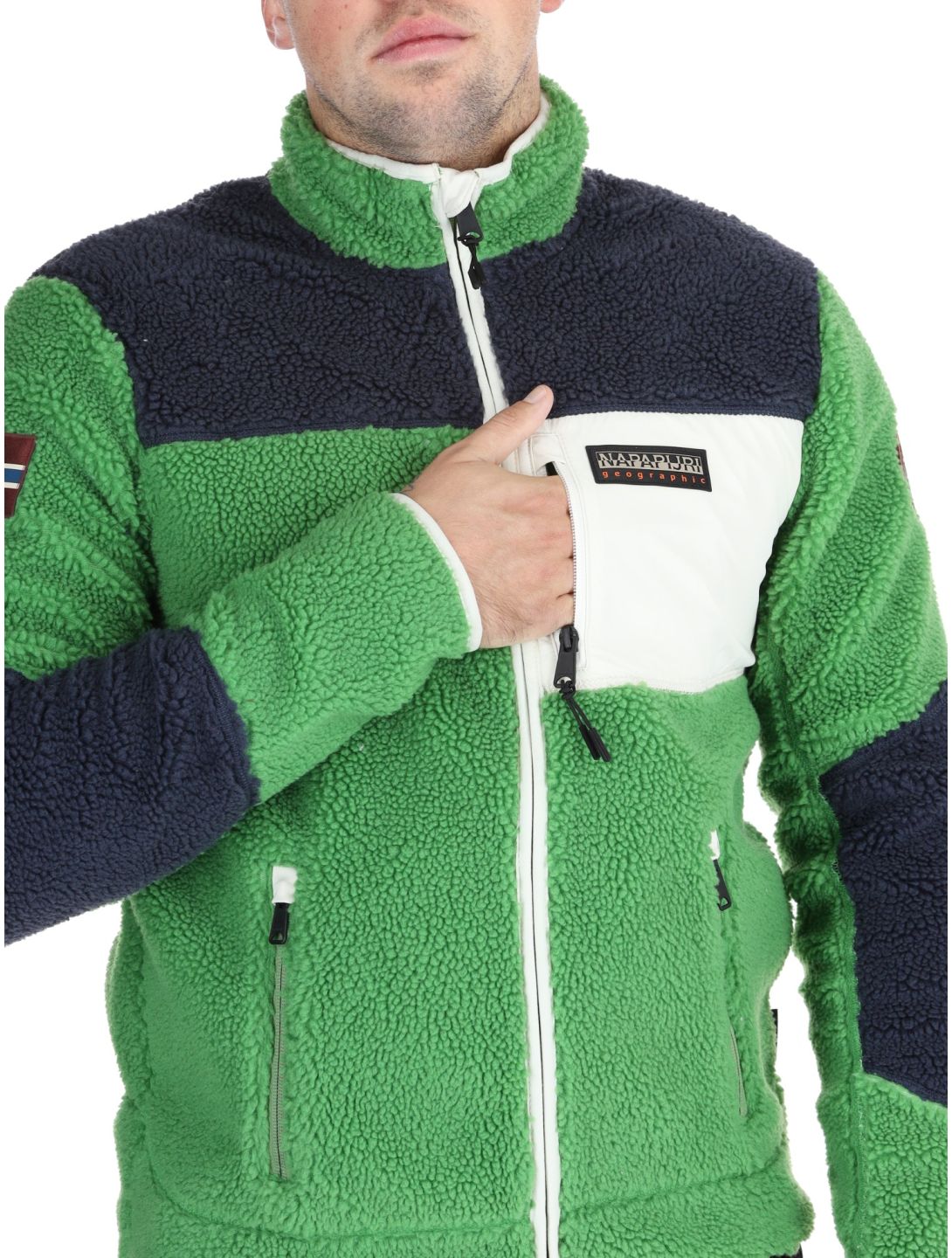 Napapijri, Yupik FZ 3 jacket men Kelly Green green 