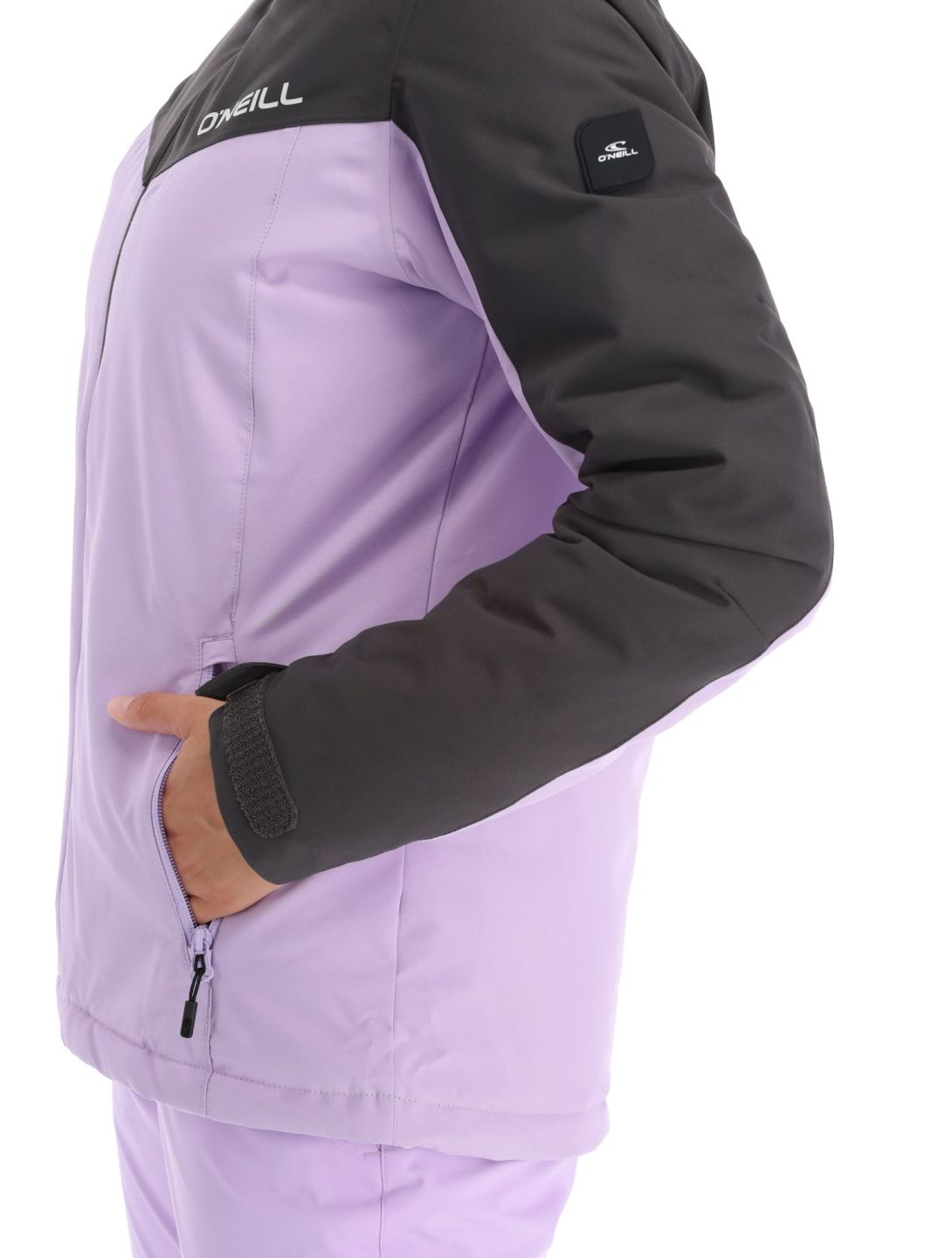 O'Neill, Aplite ski jacket women Raven Colour Block grey, pink 