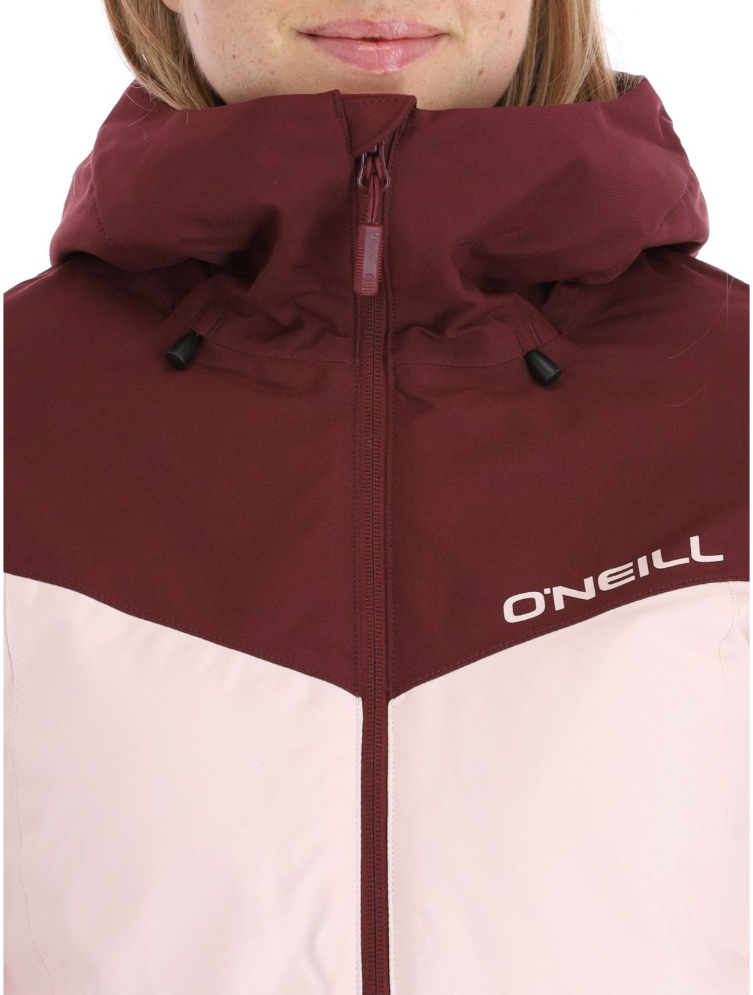 O'Neill, Aplite ski jacket women Windsor Wine Colour Block burgundy, pink 