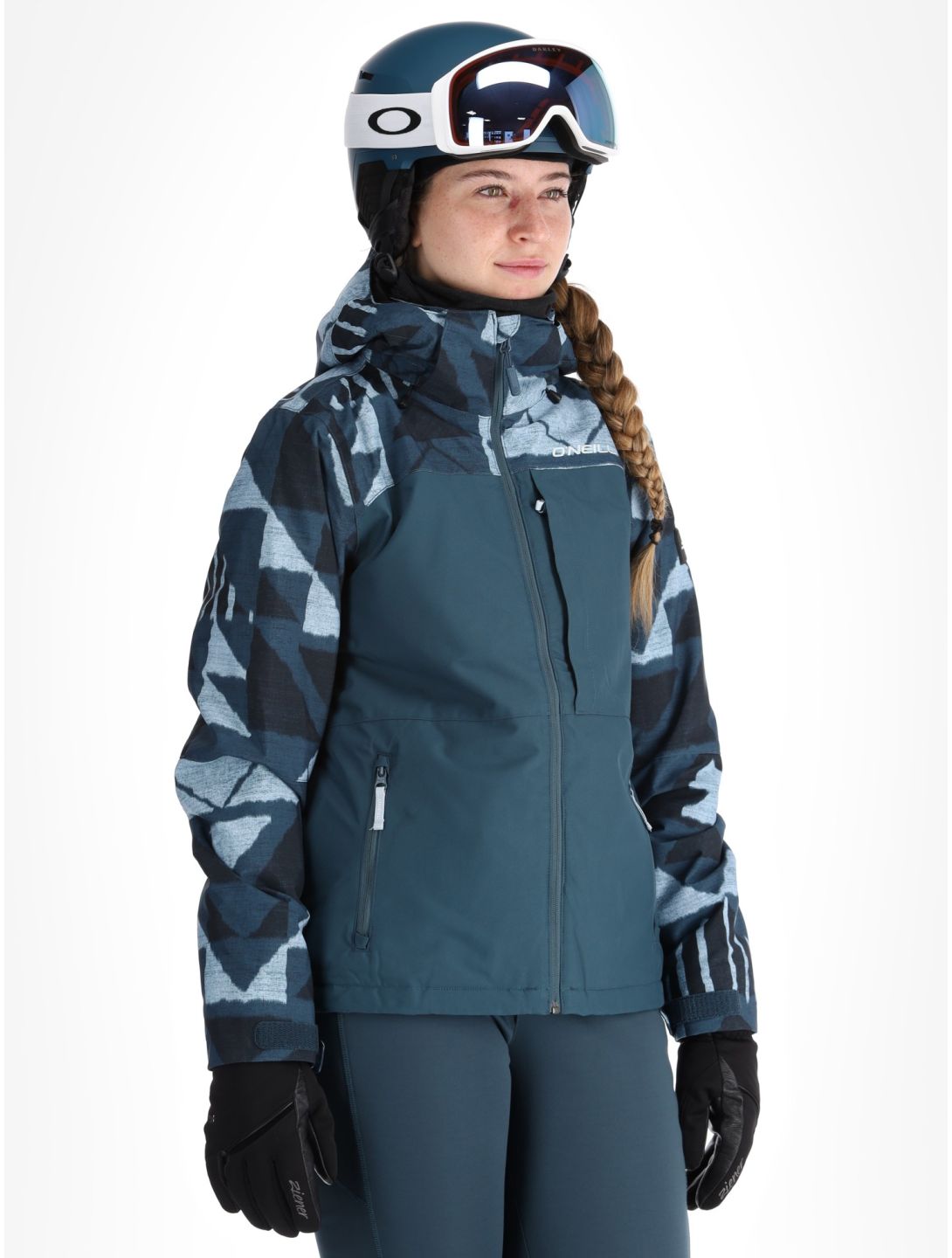 O'Neill, Aplite Plus ski jacket women Blue Triangle Ikat blue 