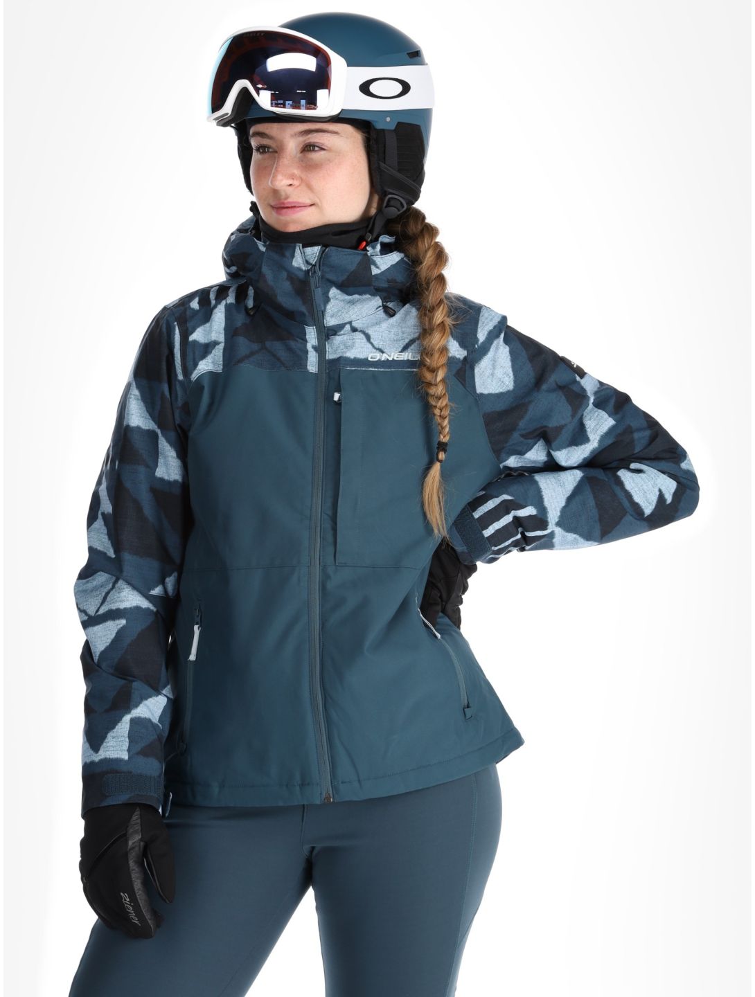 O'Neill, Aplite Plus ski jacket women Blue Triangle Ikat blue 