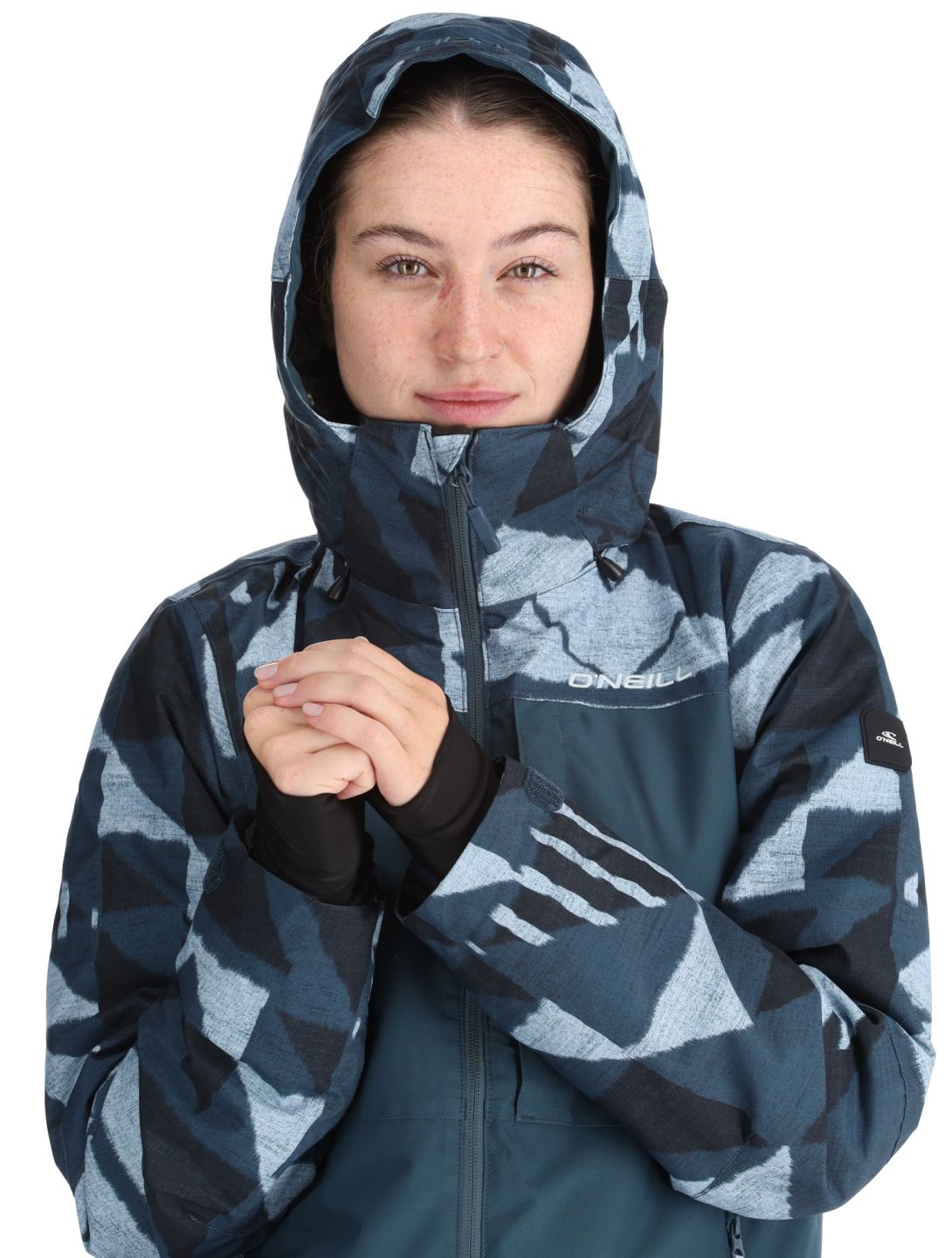 O'Neill, Aplite Plus ski jacket women Blue Triangle Ikat blue 