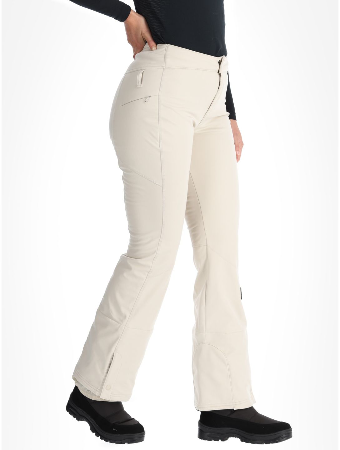 O'Neill, Blessed Softshell Hybrid Skinny softshell ski pants women Atmosphere white 