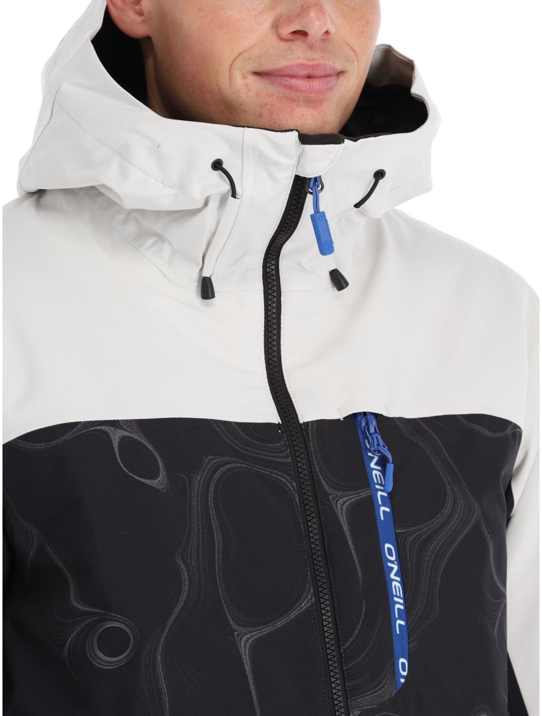 O'Neill, Carbonite ski jacket men Black Coding black, blue, white 