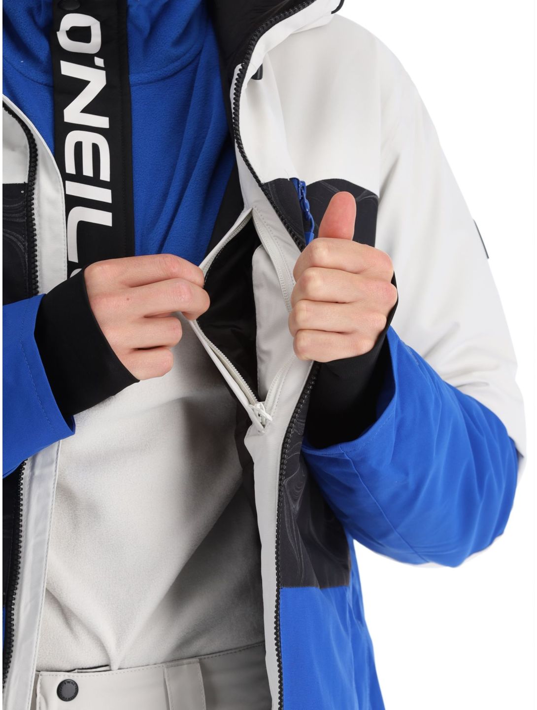 O'Neill, Carbonite ski jacket men Black Coding black, blue, white 