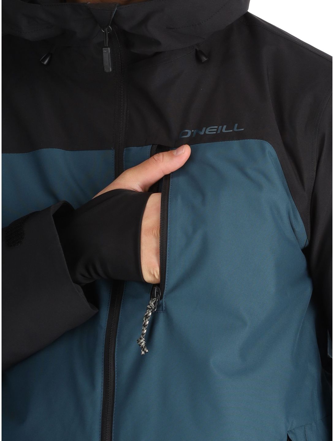 O'Neill, Hammer Plus Snow ski jacket men Alma Steel black, blue 