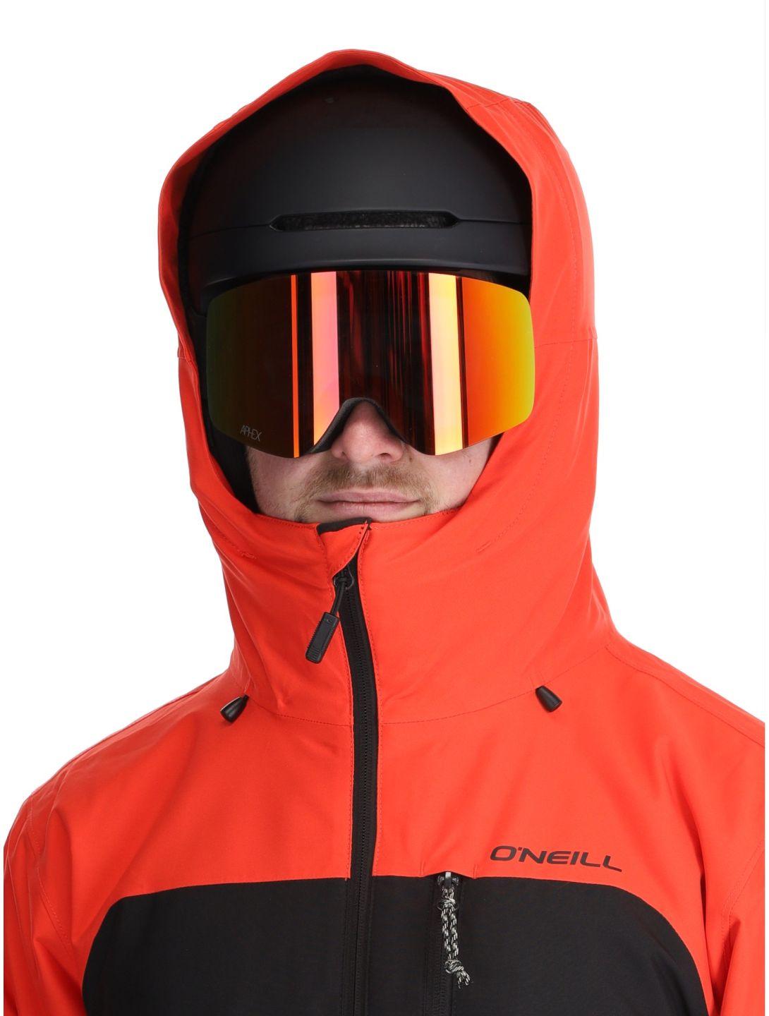 O'Neill, Hammer Plus Snow ski jacket men Black Out Colour Block black, orange 