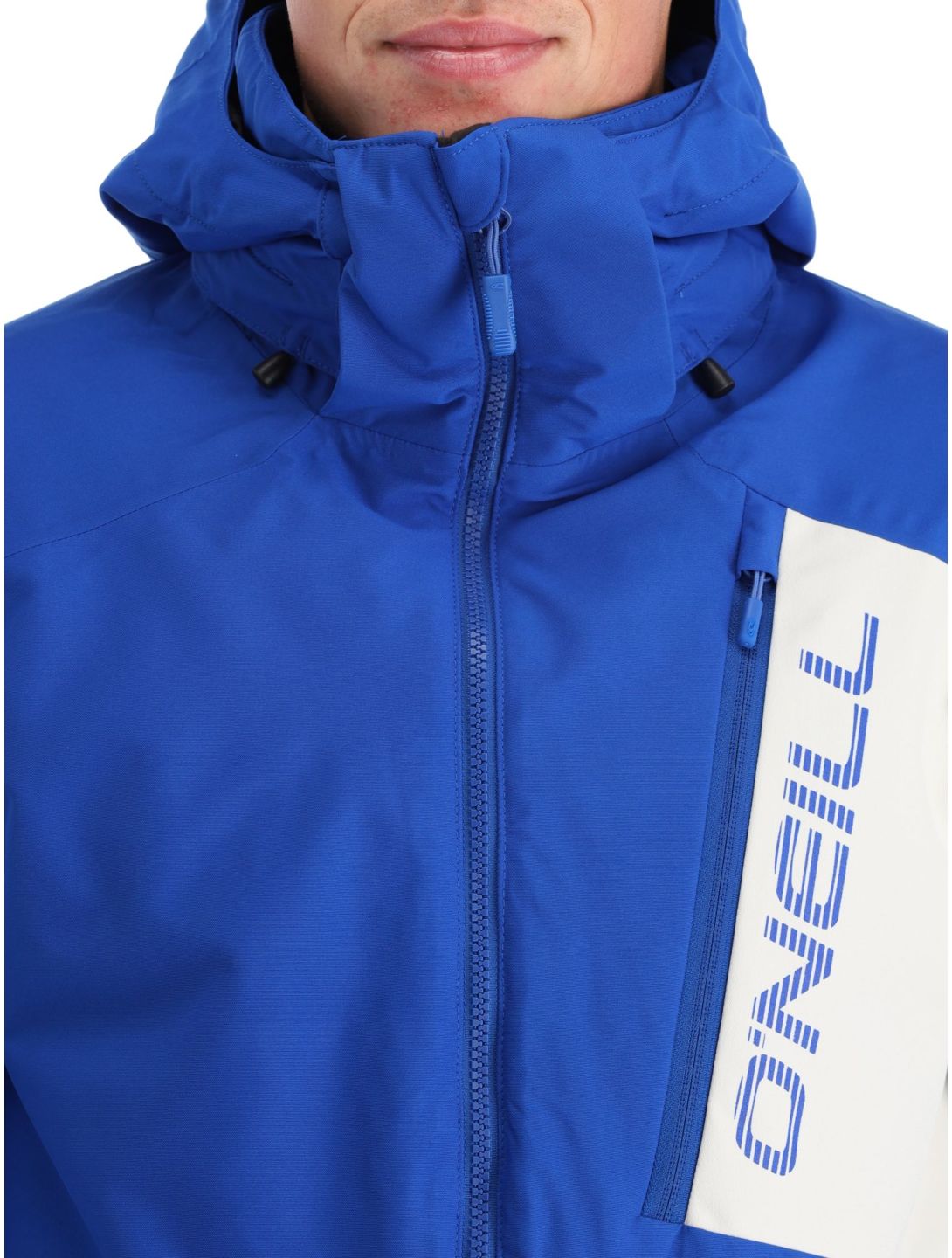 O'Neill, Jacksaw ski jacket men Surf the Web Colour Block blue, grey 