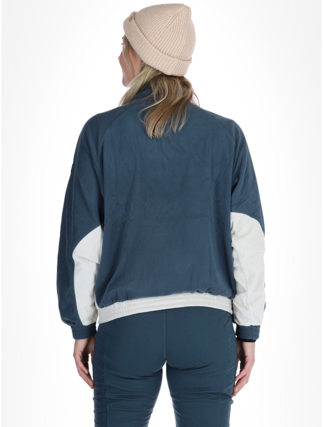 O'Neill, O'riginals Polartec 100HZ sweater women Alma Steel blue, white 