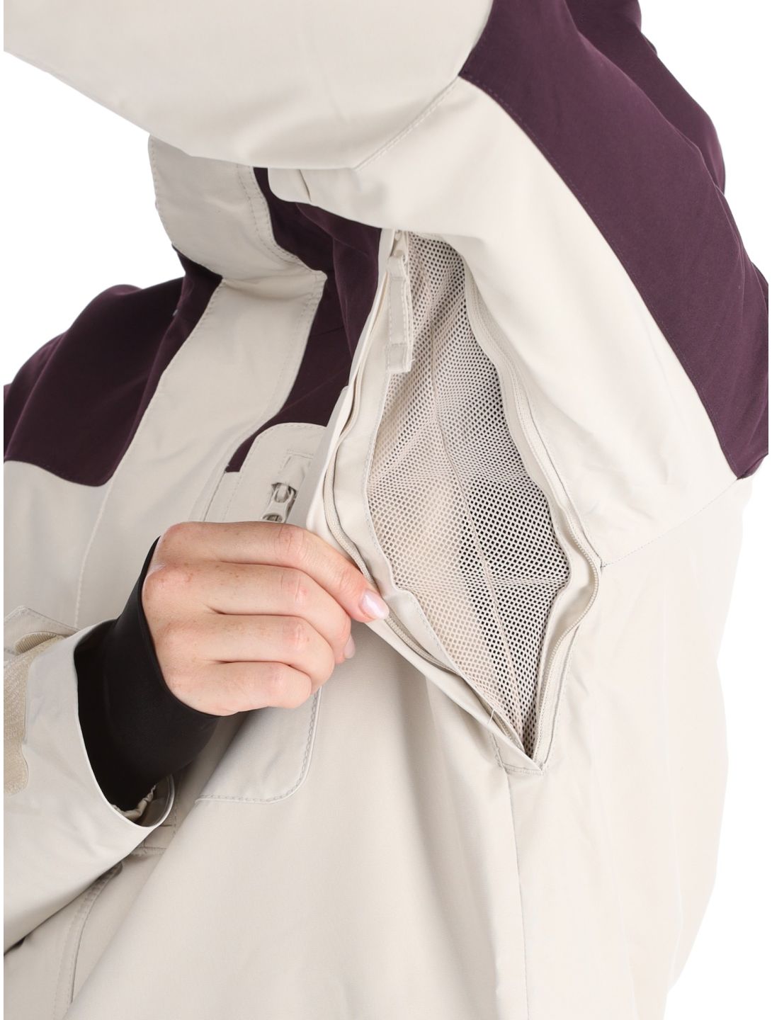 O'Neill, Utility Hybrid ski jacket women Atmosphere Colour Block purple, white 