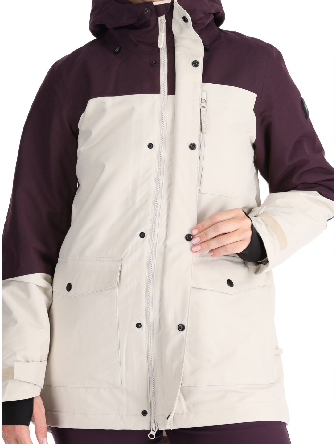 O'Neill, Utility Hybrid ski jacket women Atmosphere Colour Block purple, white 