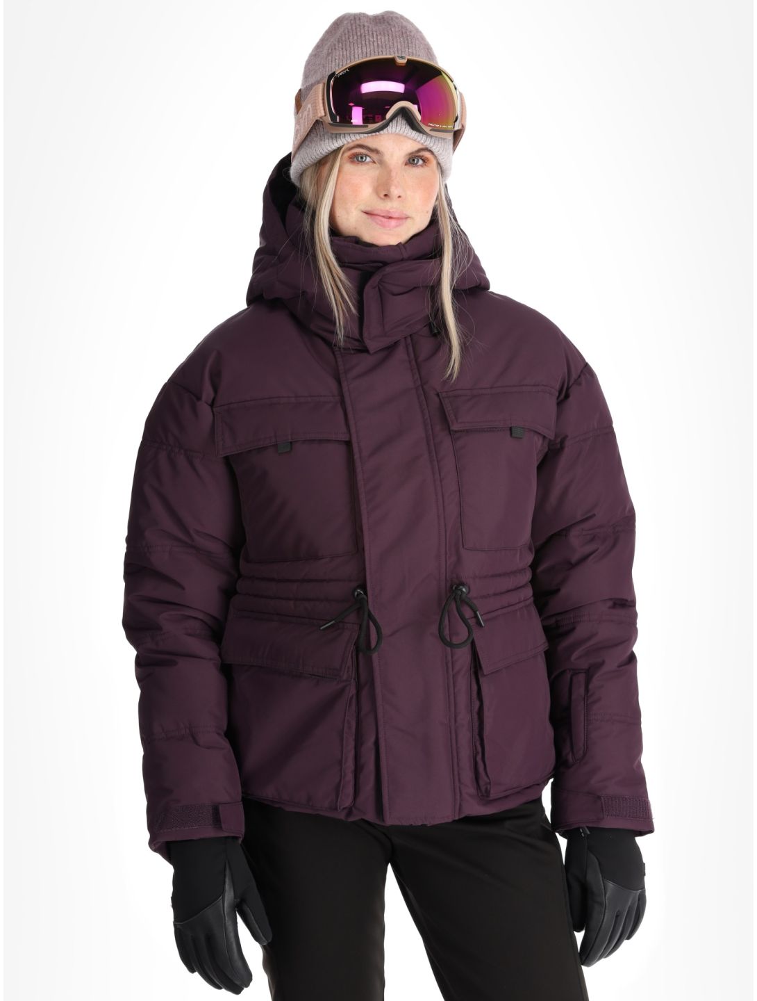 O'Neill, Z.E.N. Hybdrid ski jacket women Aubergine purple 