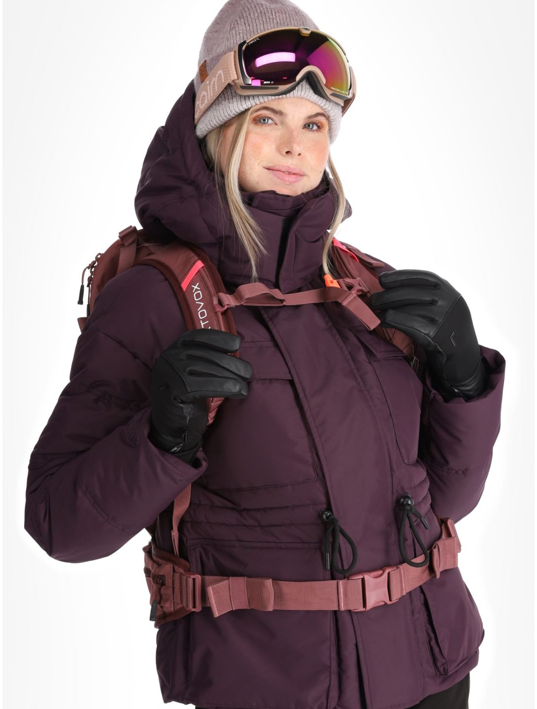 O'Neill, Z.E.N. Hybdrid ski jacket women Aubergine purple 