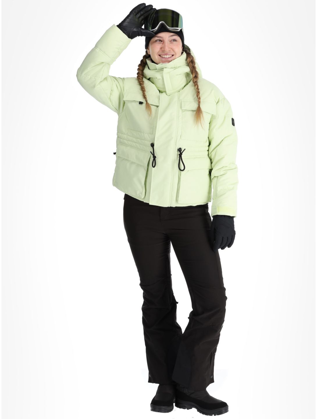 O'Neill, Z.E.N. Hybdrid ski jacket women Lime Wash yellow 