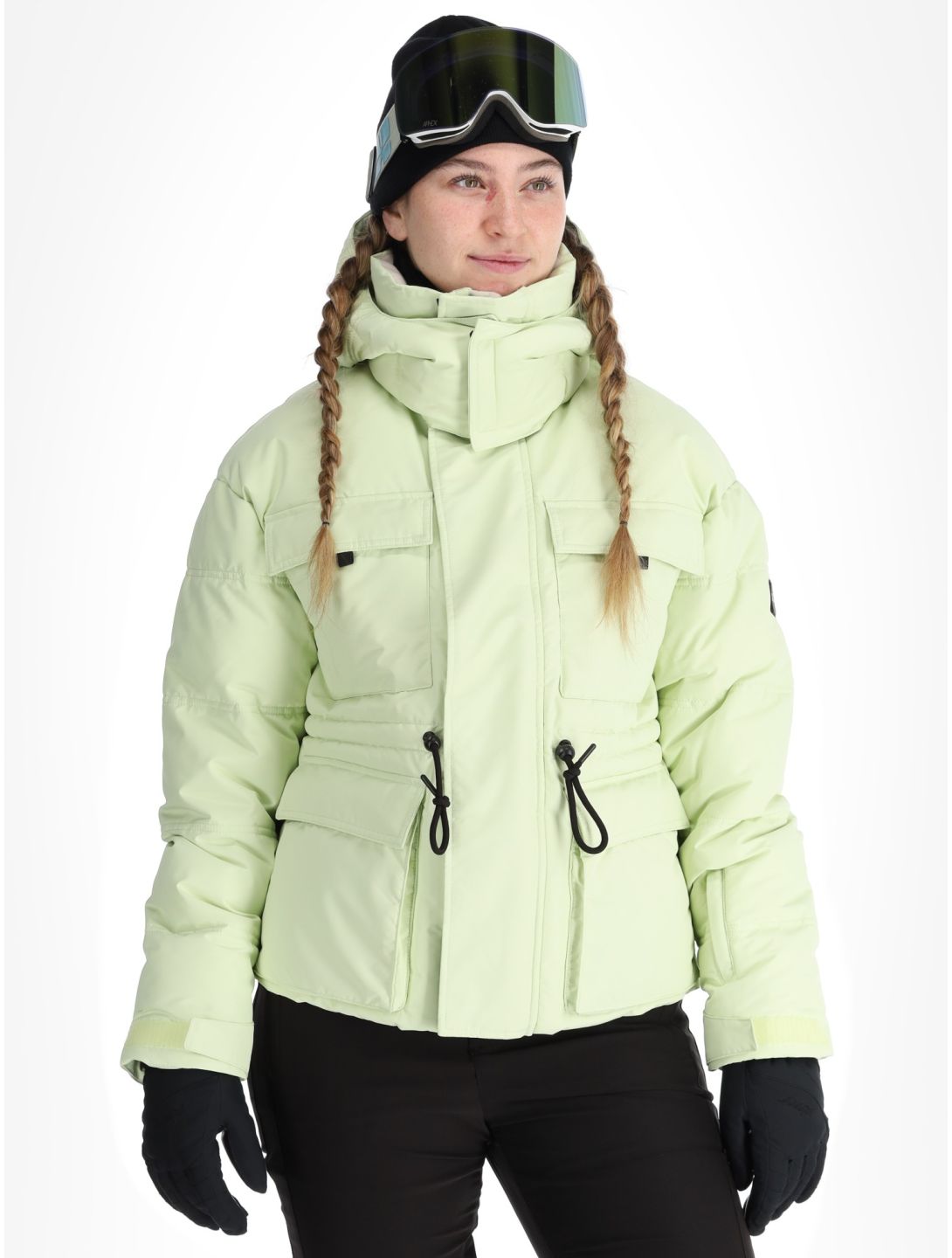 O'Neill, Z.E.N. Hybdrid ski jacket women Lime Wash yellow 