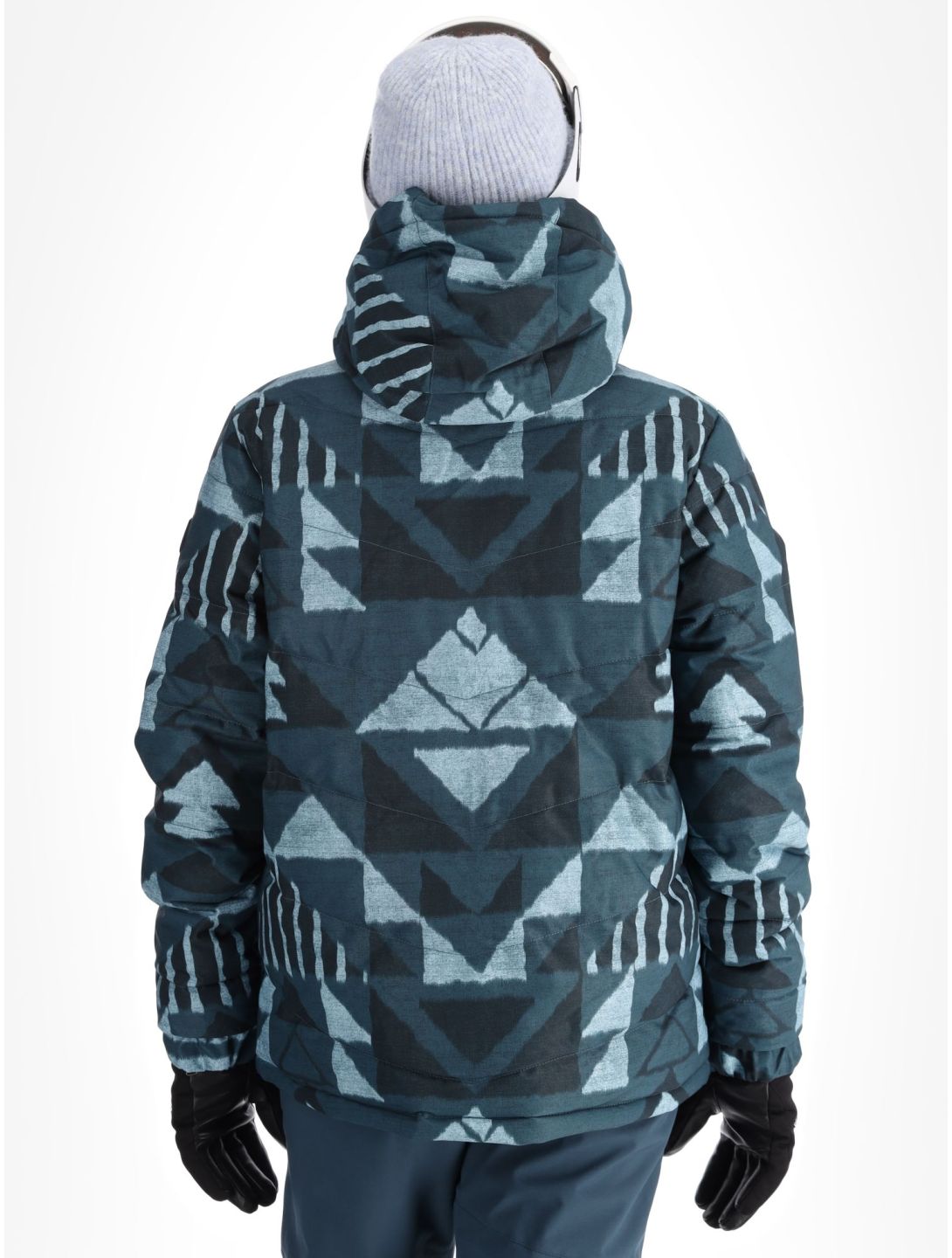 O'Neill, Z.E.N. Puffer Hybrid ski jacket women Blue Triangle Ikat blue 