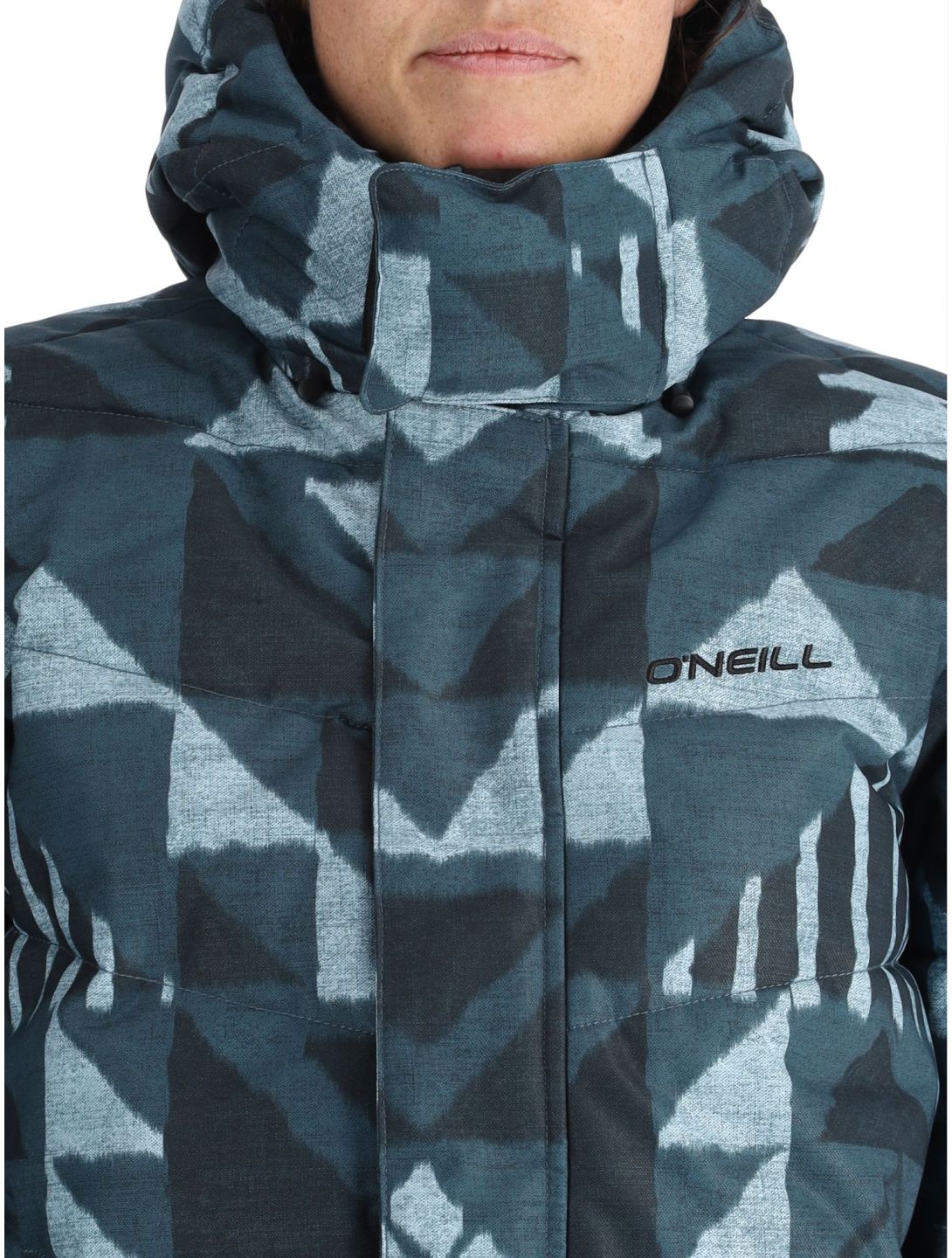 O'Neill, Z.E.N. Puffer Hybrid ski jacket women Blue Triangle Ikat blue 