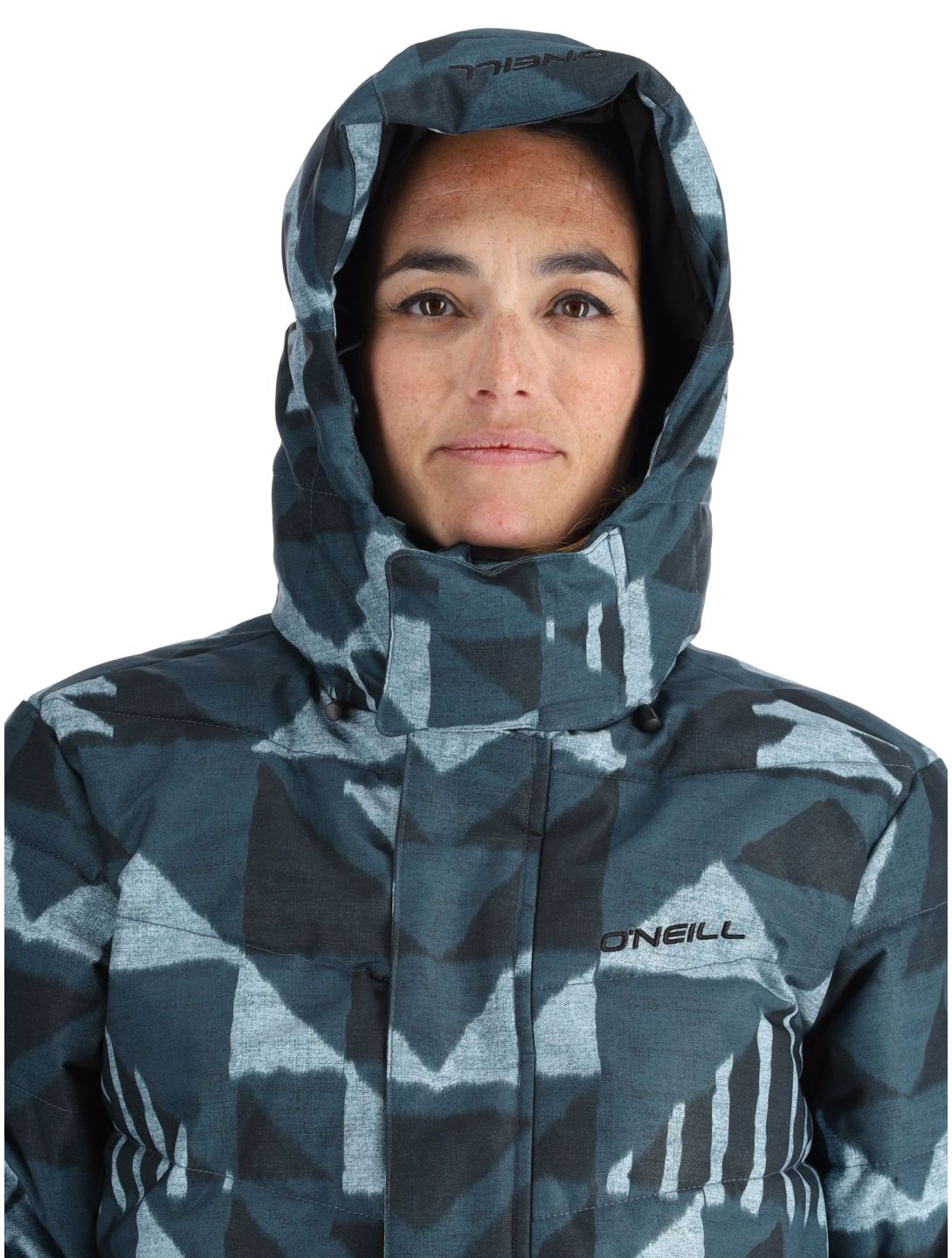 O'Neill, Z.E.N. Puffer Hybrid ski jacket women Blue Triangle Ikat blue 