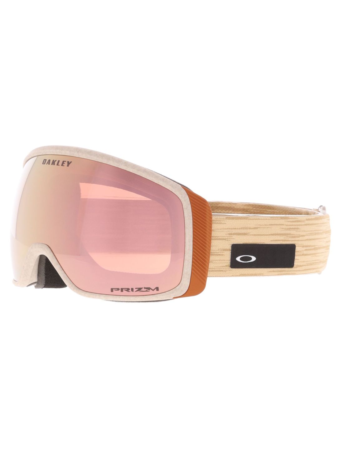 Oakley, Flight Tracker M goggles unisex Curry Stone - Prizm Snow Rose Gold Iridium red 