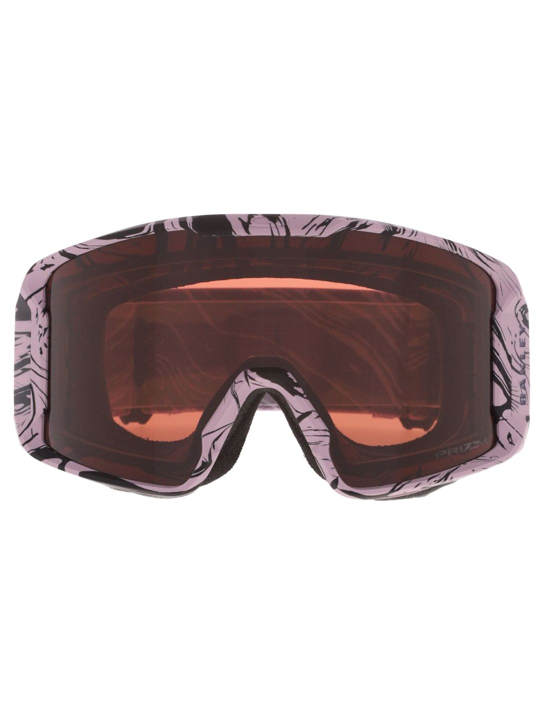 Oakley, Line Miner L goggles unisex Toadstool Swirl - Prizm Snow Garnet pink 