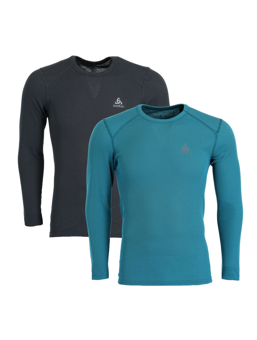 Odlo, Active Warm 2 Pack thermal shirt men coral black, blue 