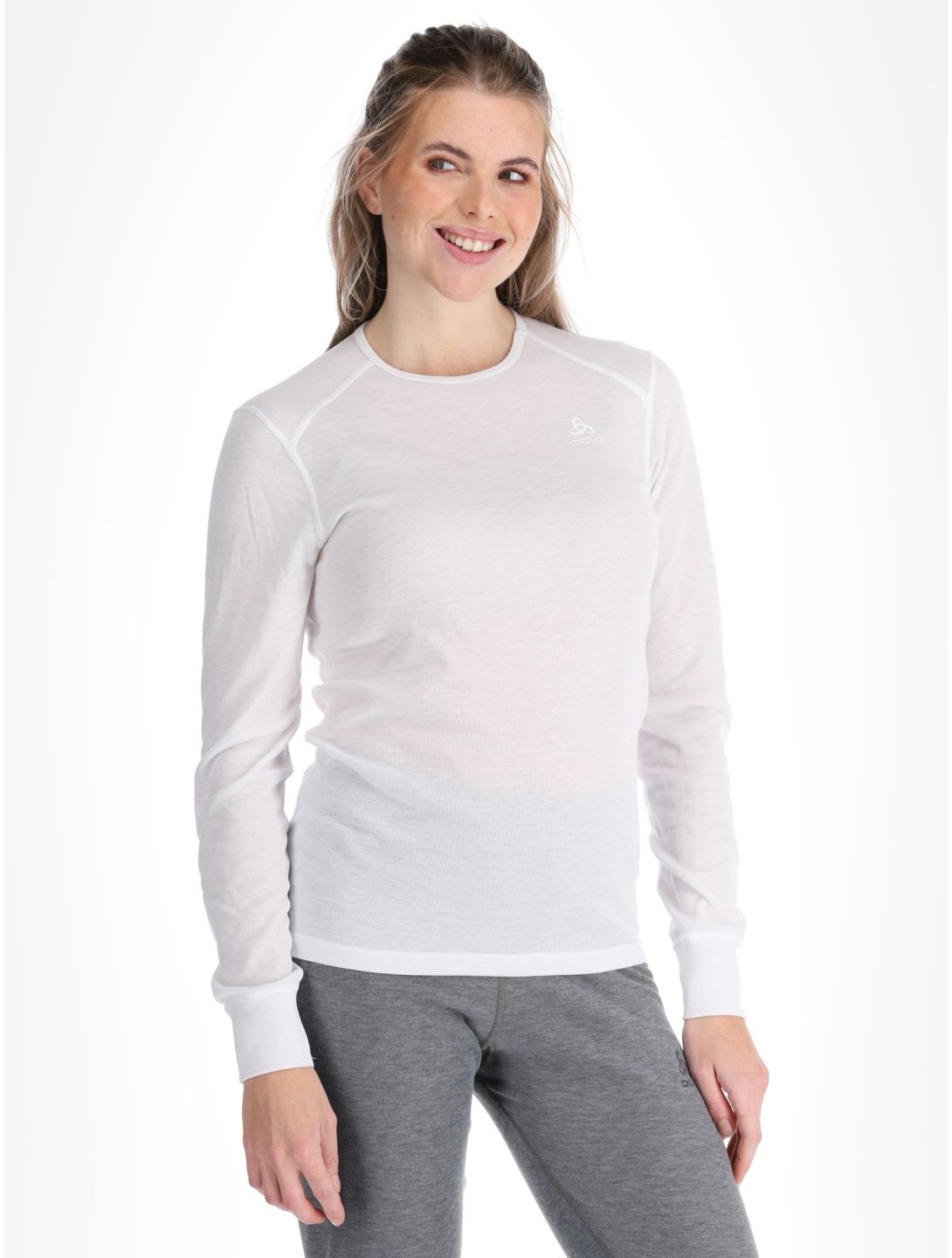 Odlo, Active Warm Eco thermal shirt women White white 