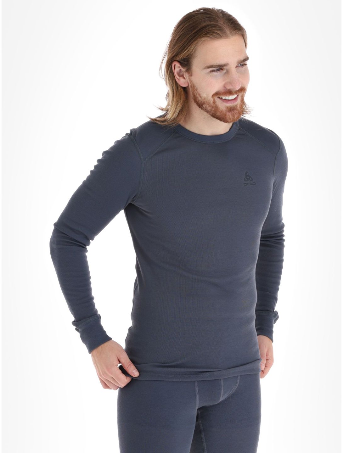 Odlo, Active Warm Eco thermal shirt men India Ink grey 