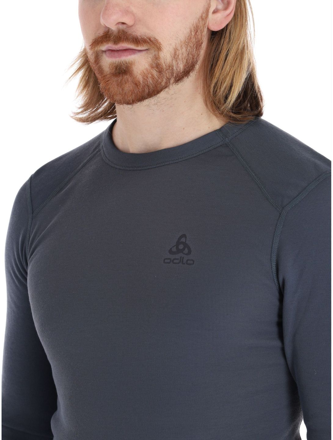 Odlo, Active Warm Eco thermal shirt men India Ink grey 