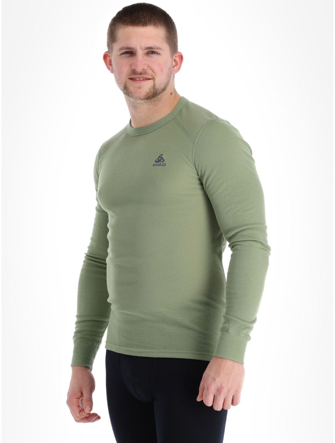 Mens green 2024 thermal shirt